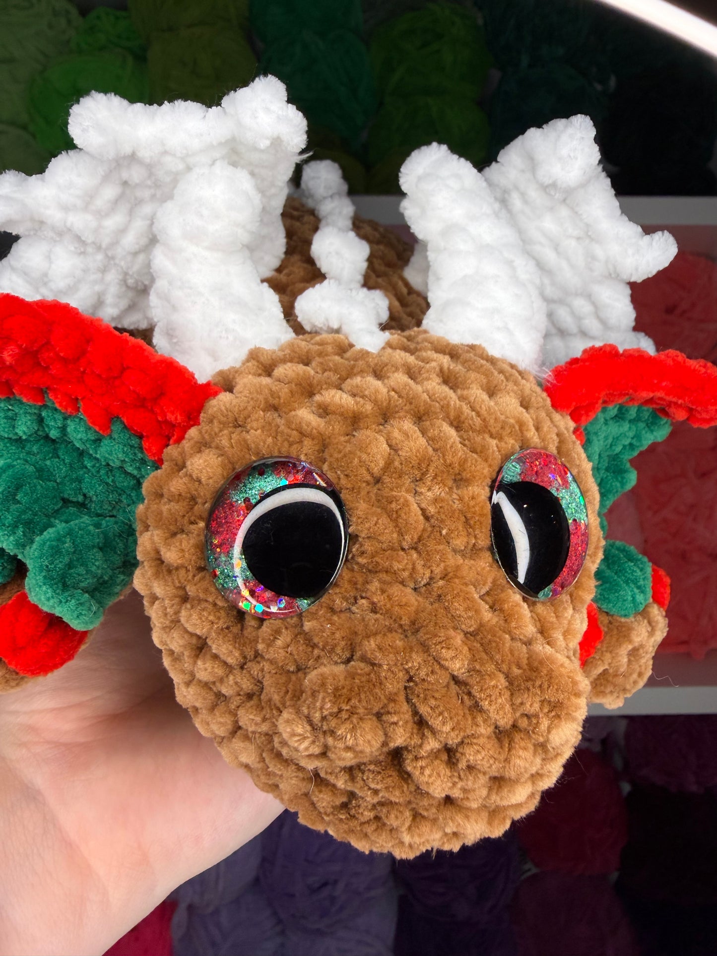 Crochet Gingerbread Dragon