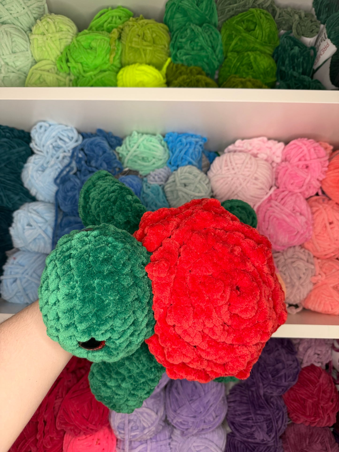 Crochet Rose Turtle XL