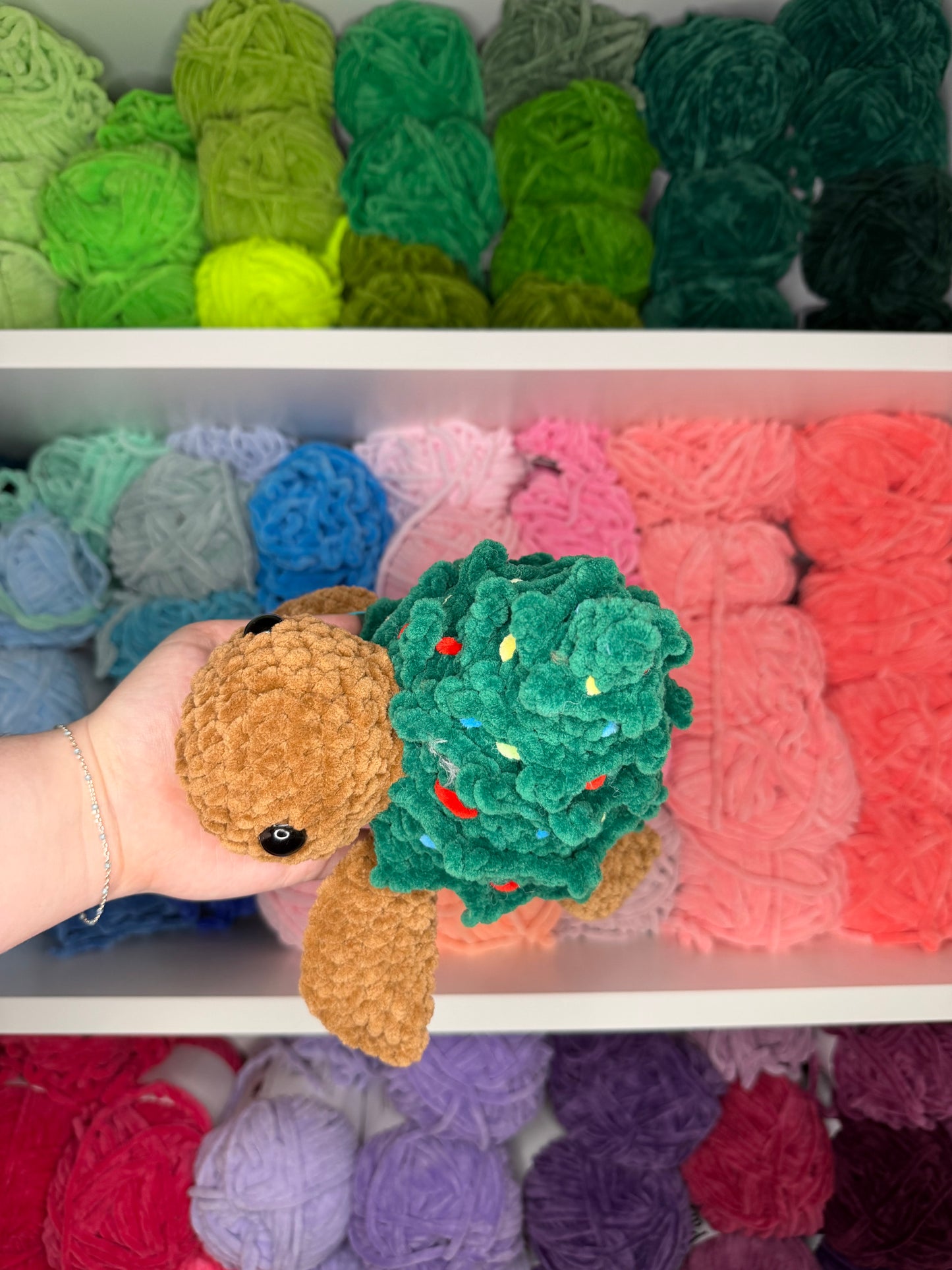 Crochet Christmas Tree Turtle