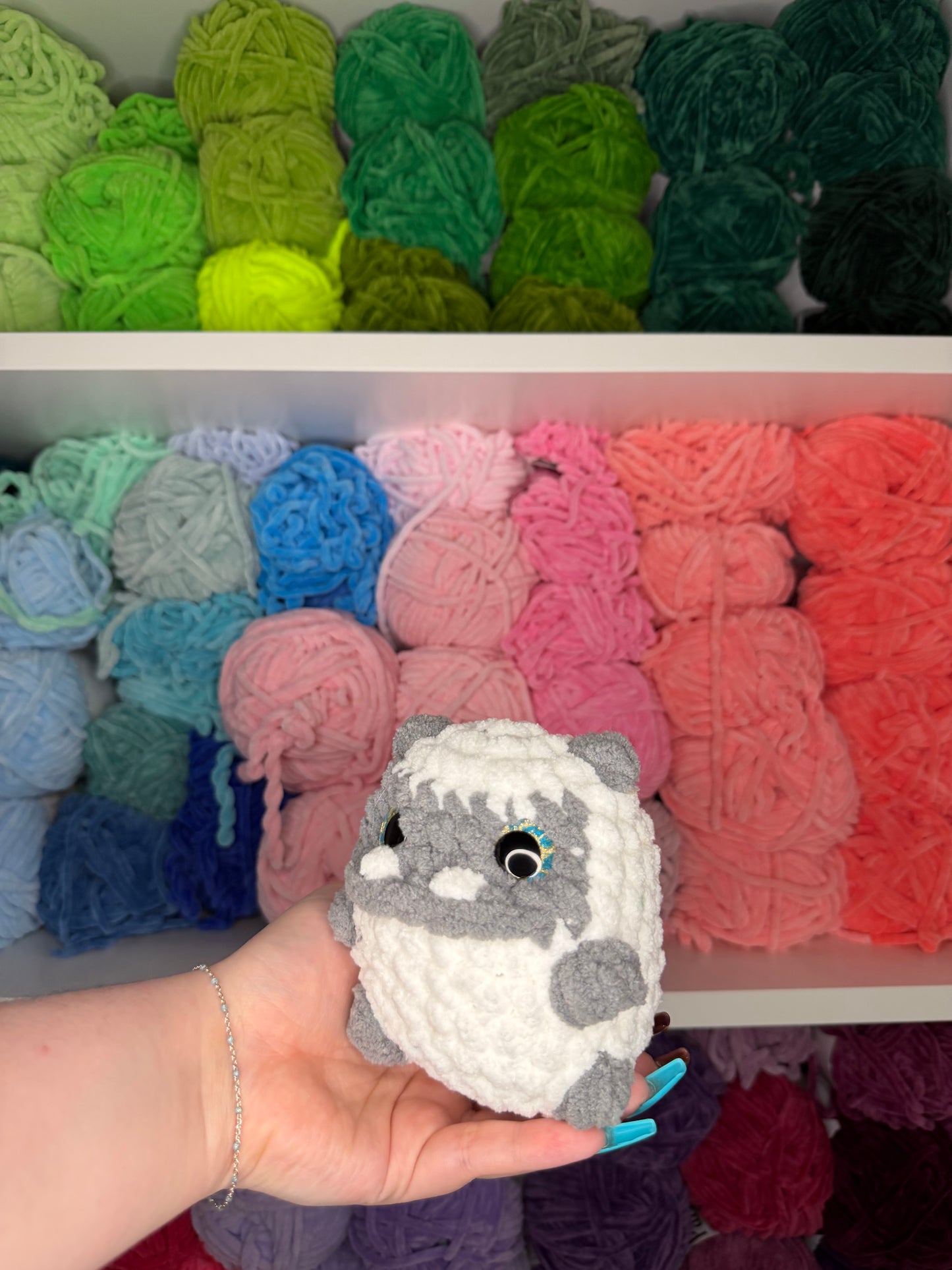 Crochet Mini Yeti (Grey)