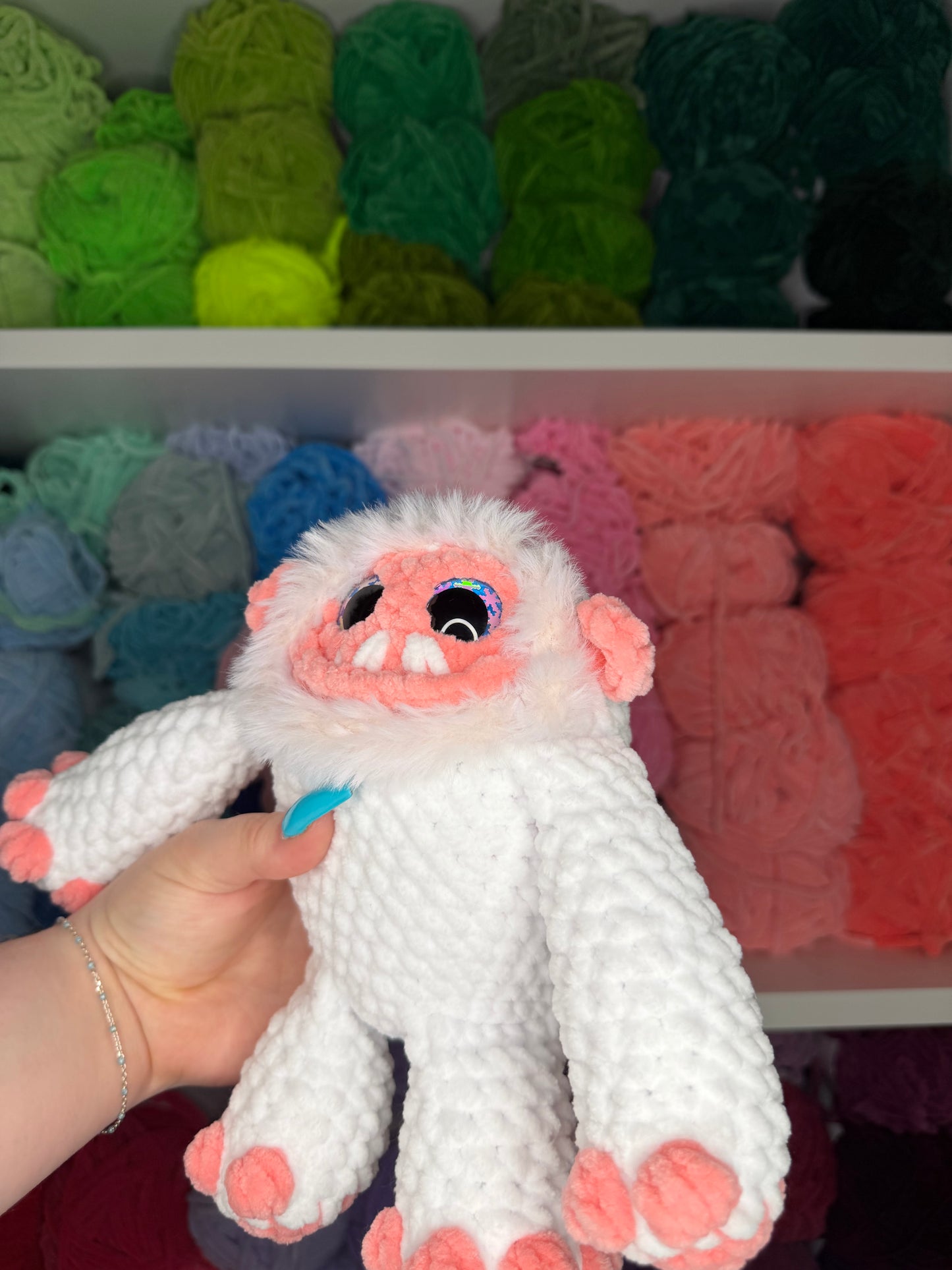Crochet Yeti (Pink)