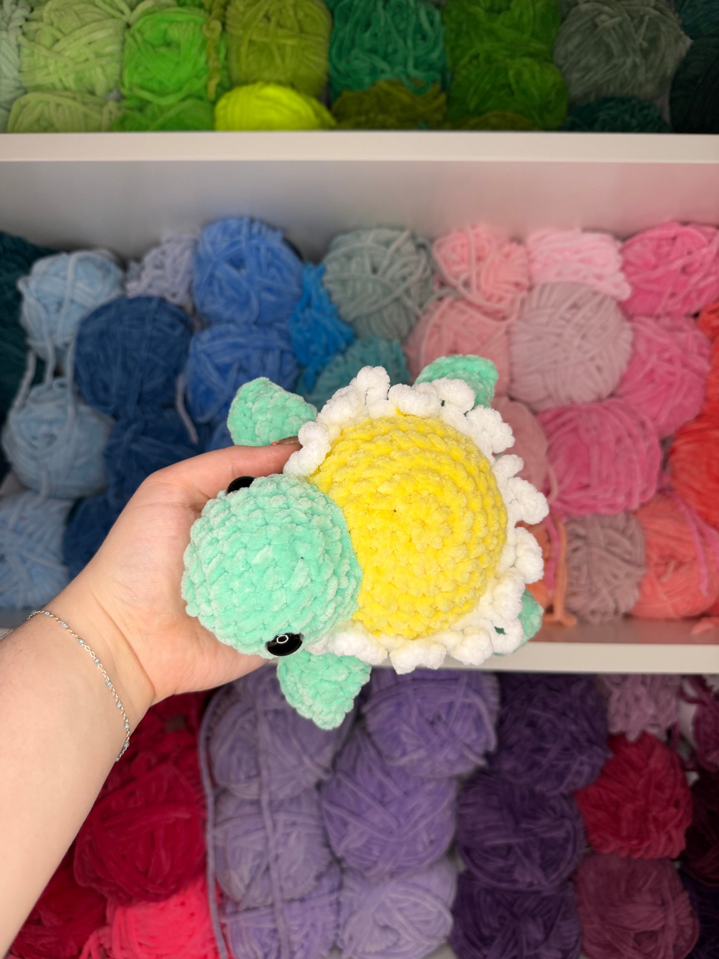 Crochet Daisy Turtle