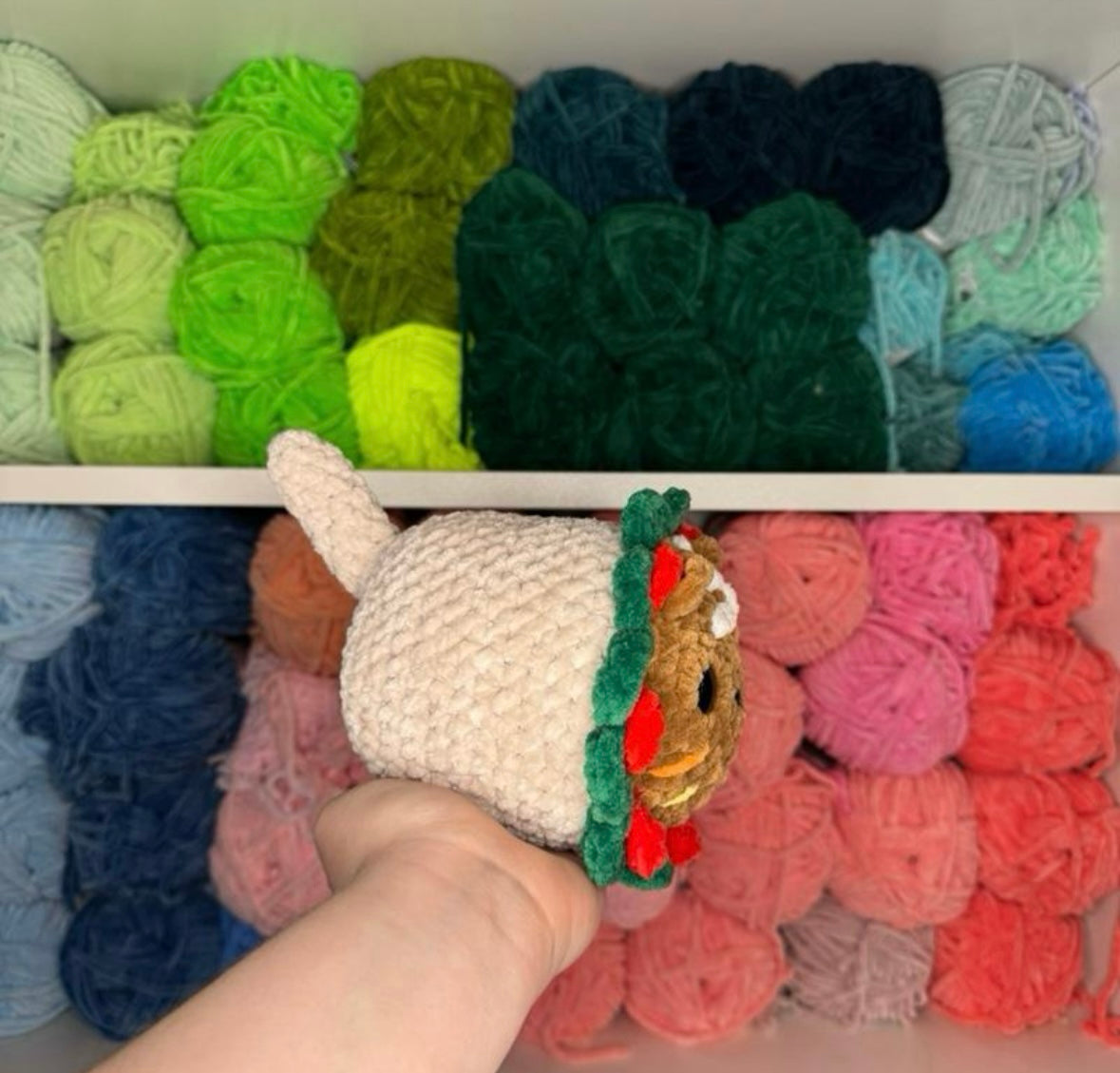 Crochet Burrito Loaf Cat