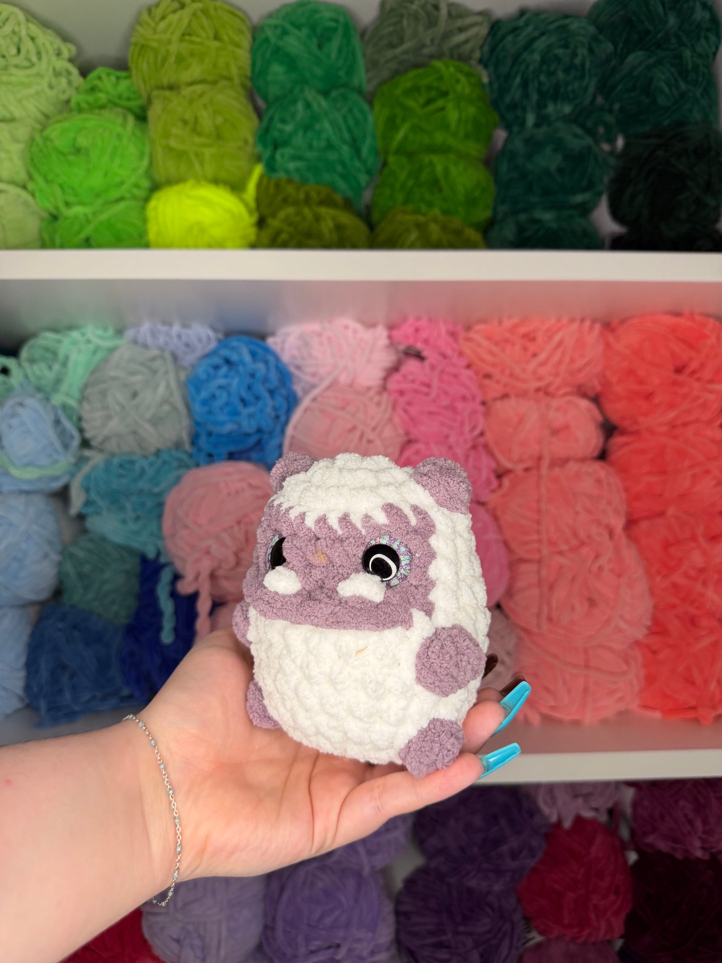 Crochet Mini Yeti (Purple)