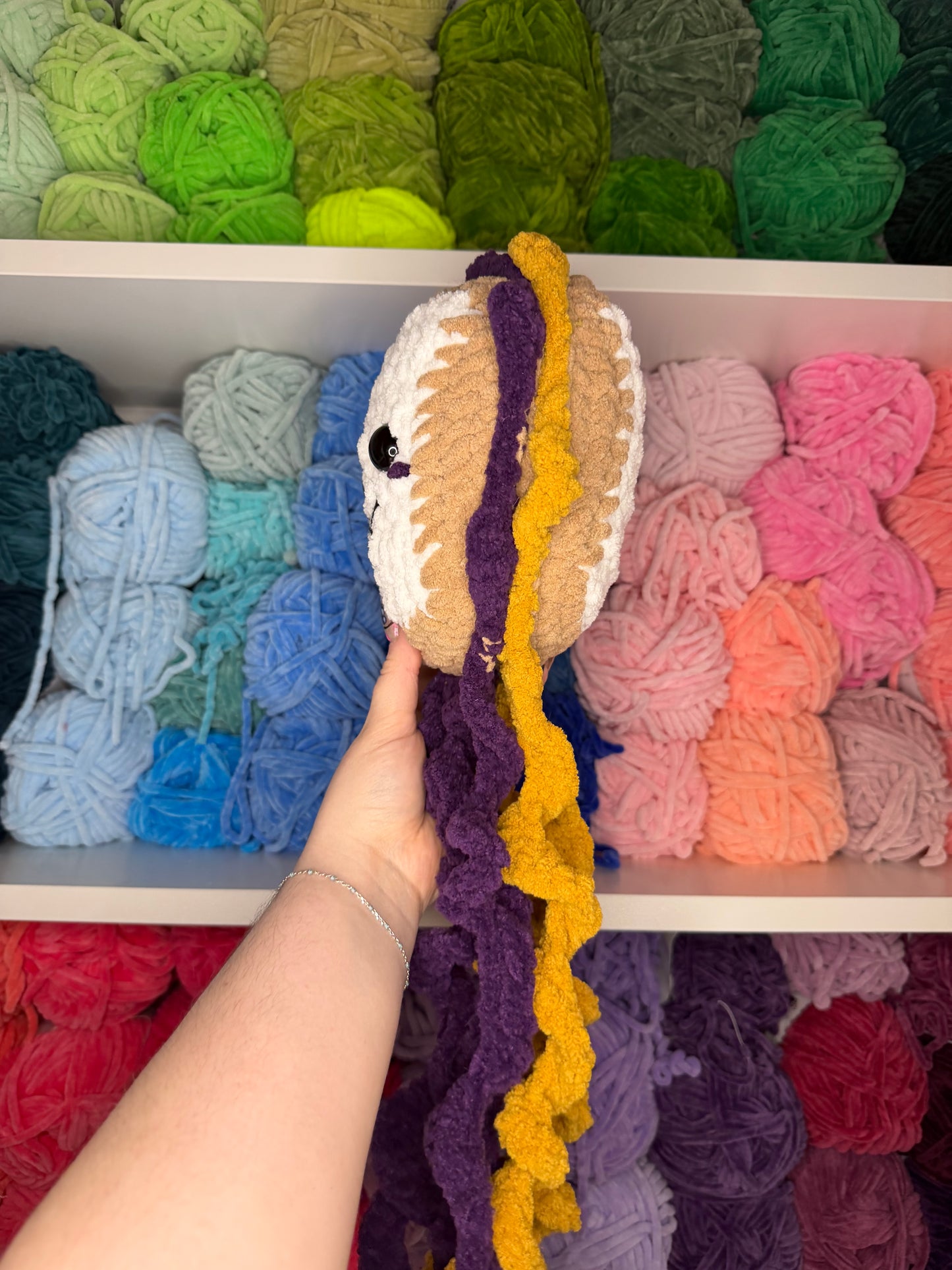 Crochet Pb&J Jellyfish