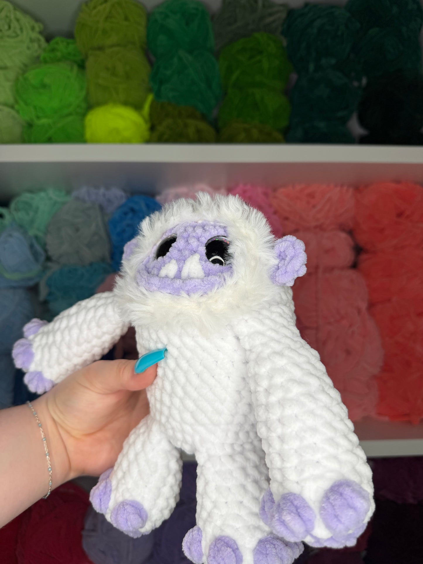 Crochet Yeti (Purple)