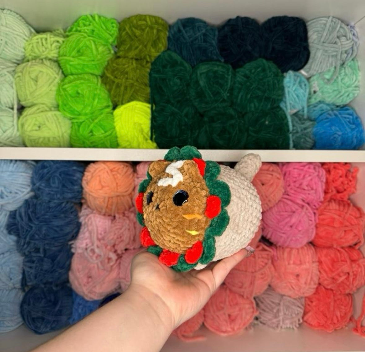 Crochet Burrito Loaf Cat