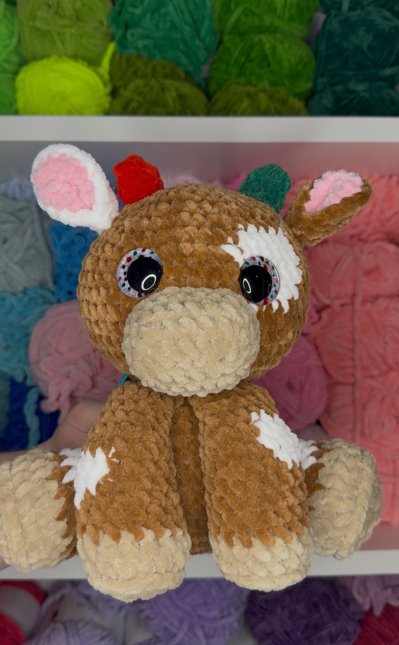 Crochet Gingerbread Cow