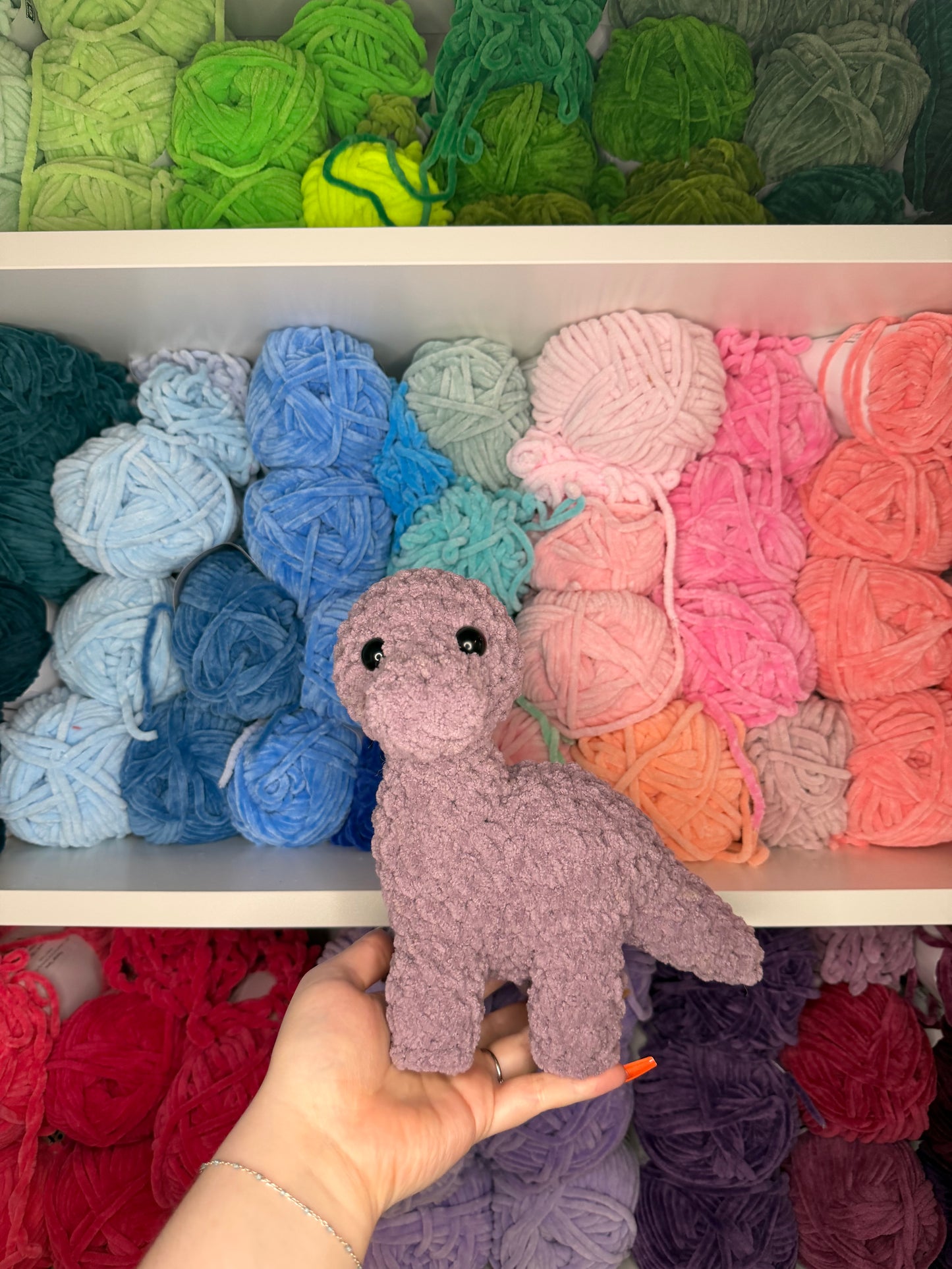 Crochet Mini Brontosaurus