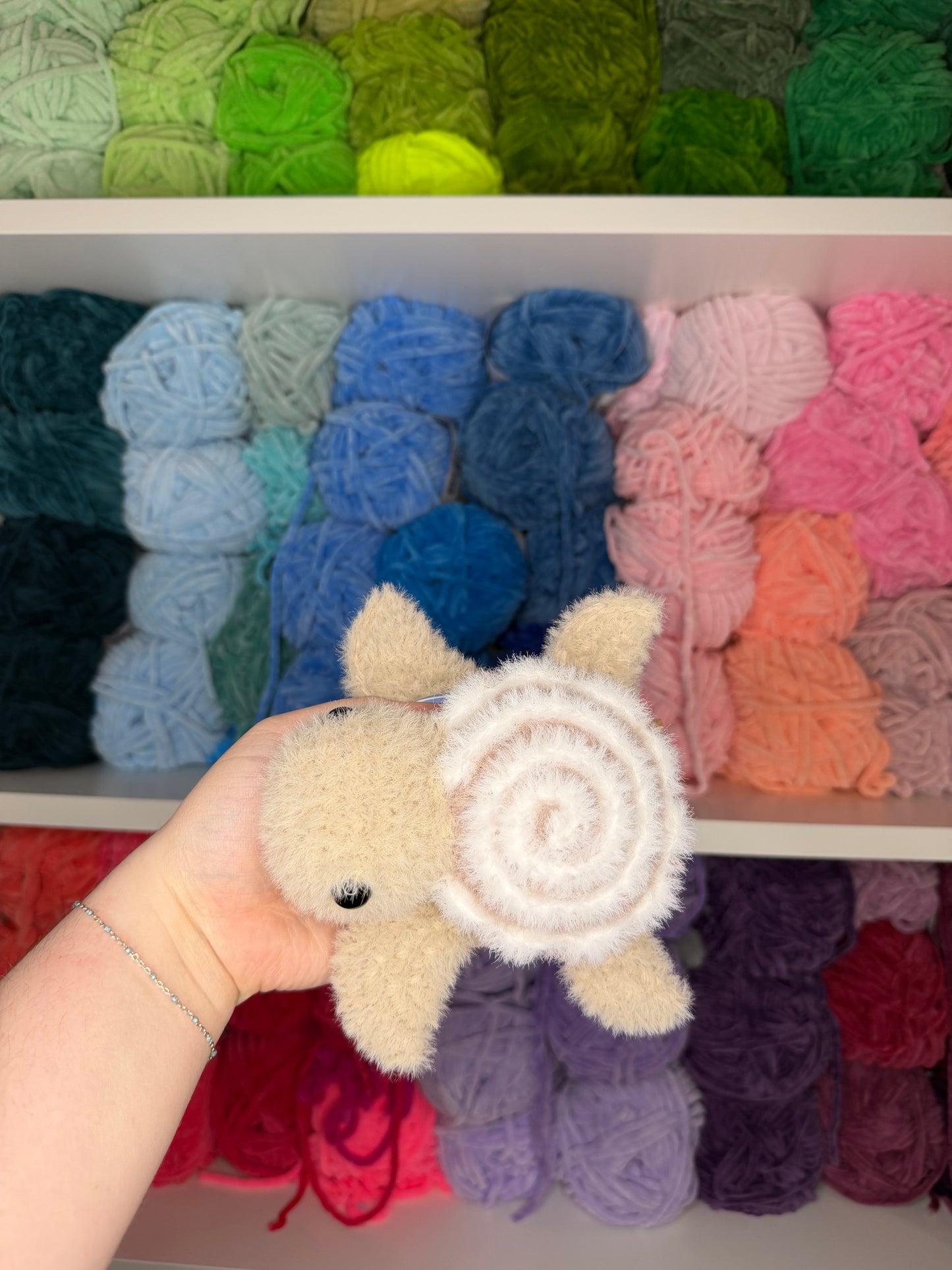 Crochet Cinnamon Roll Turtle