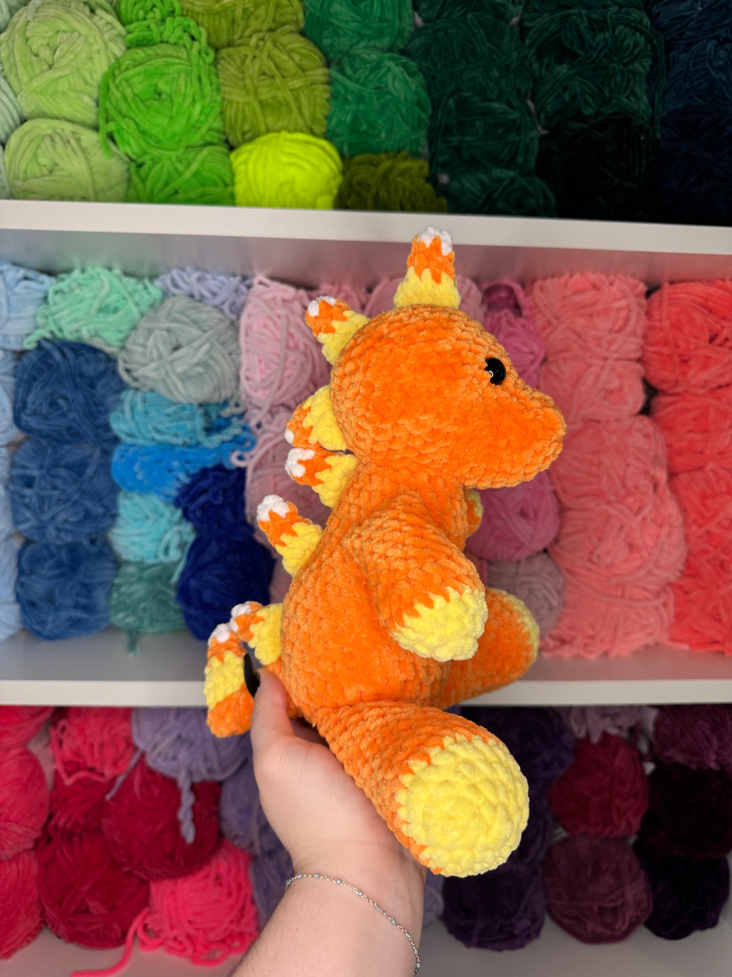 Crochet Candy Corn T-Rex