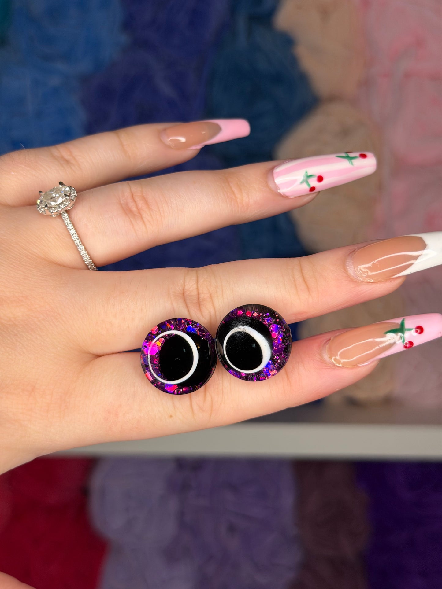 18mm Glitter Safety Eyes