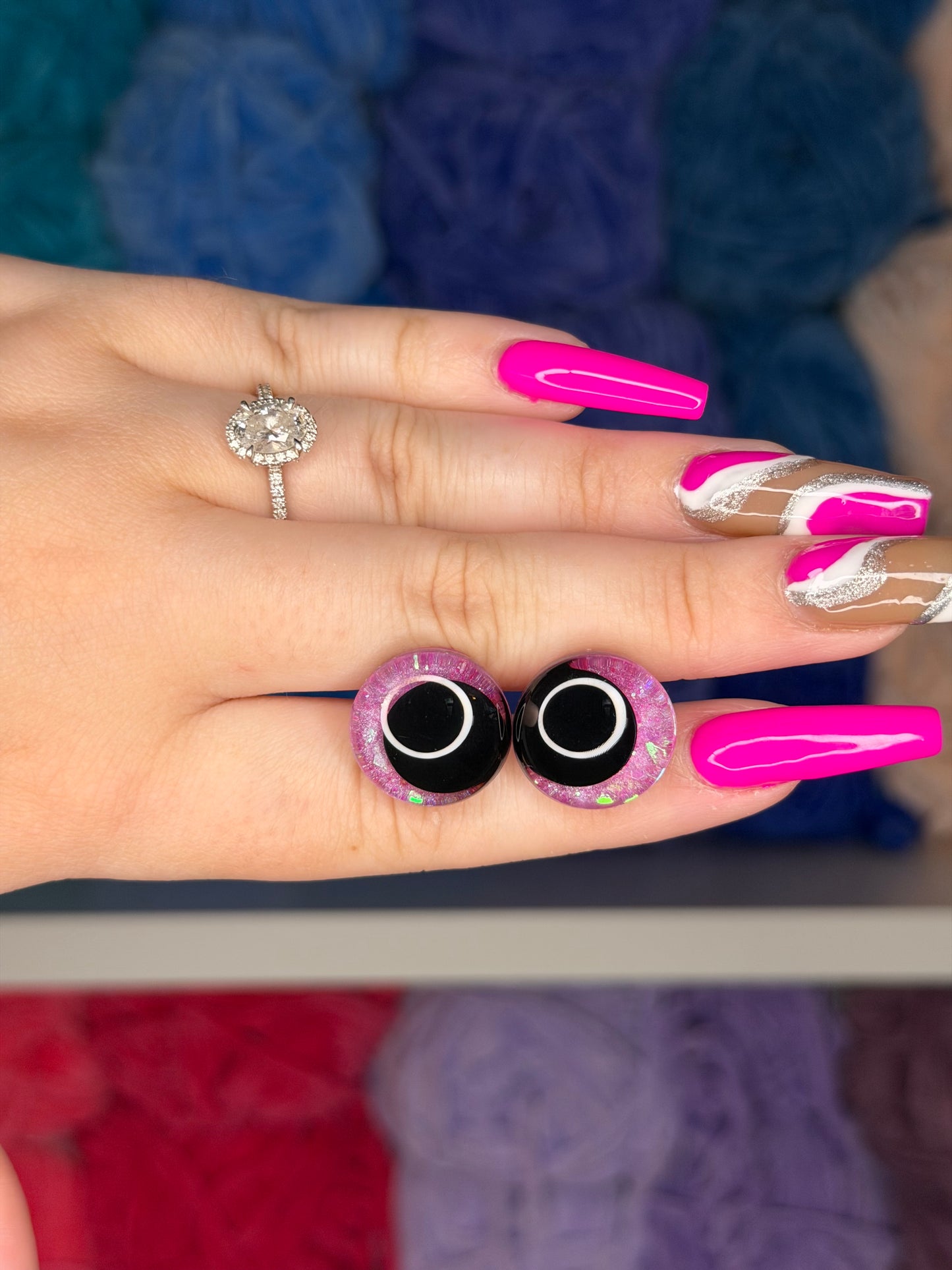 18mm Glitter Safety Eyes