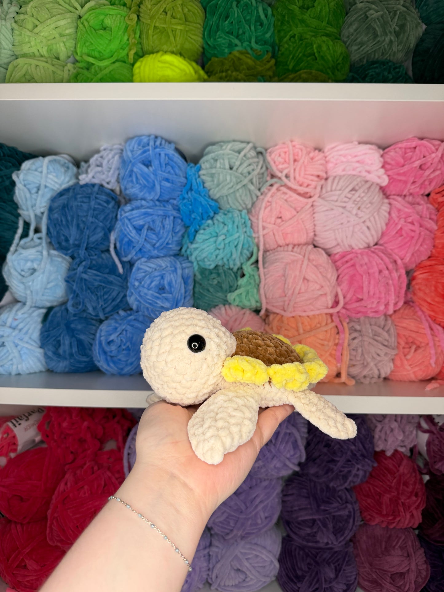 Crochet Sunflower Turtle