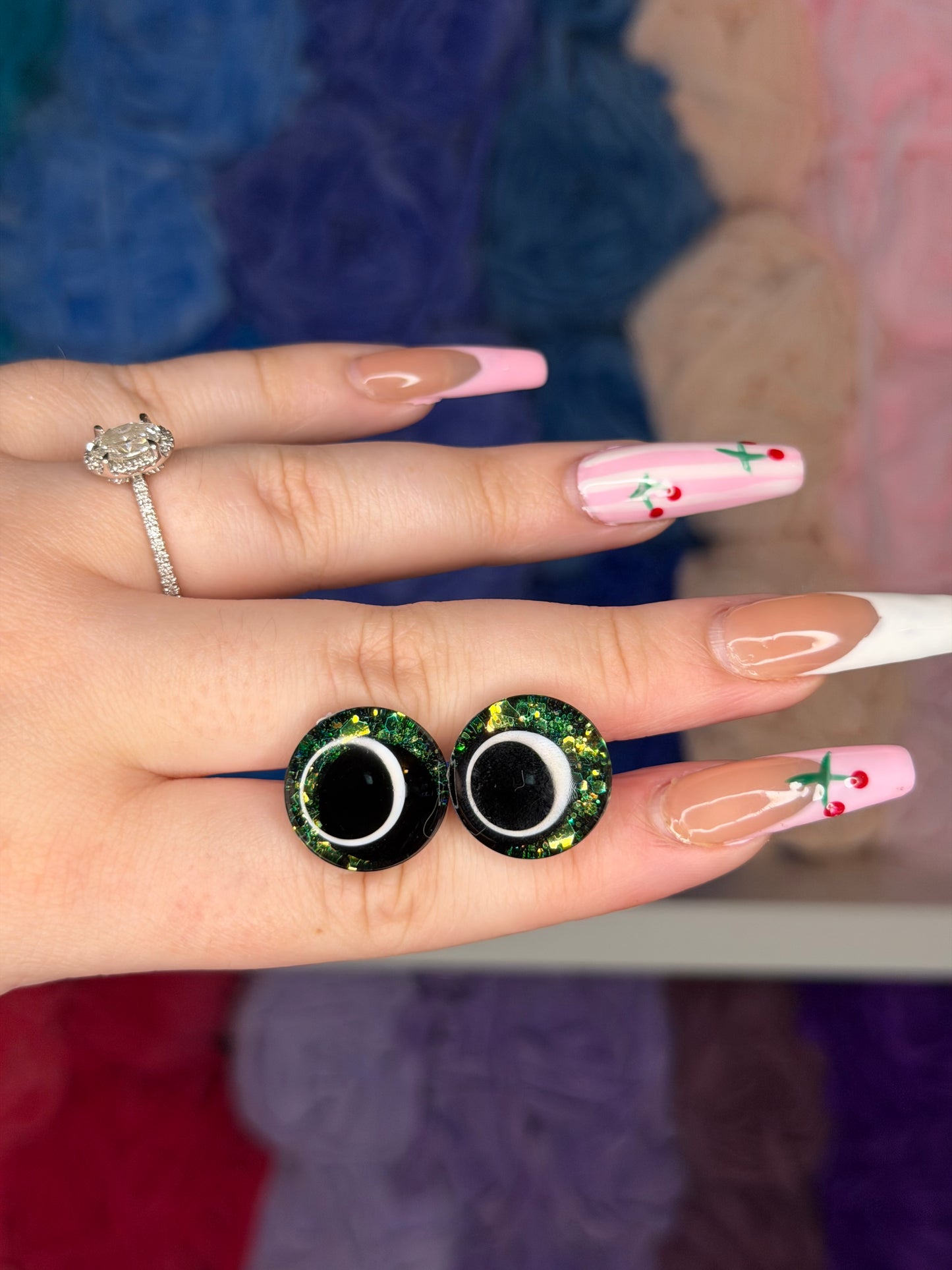 18mm Glitter Safety Eyes