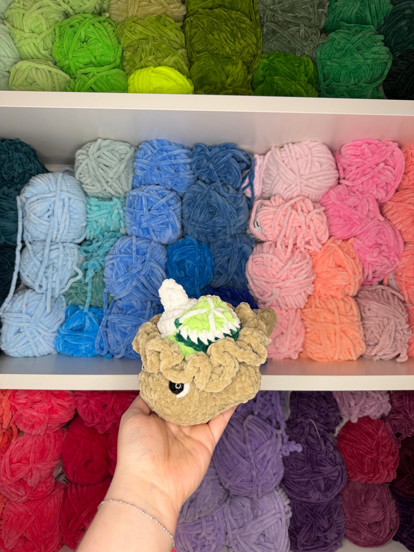 Crochet Key Lime Pie Stingray