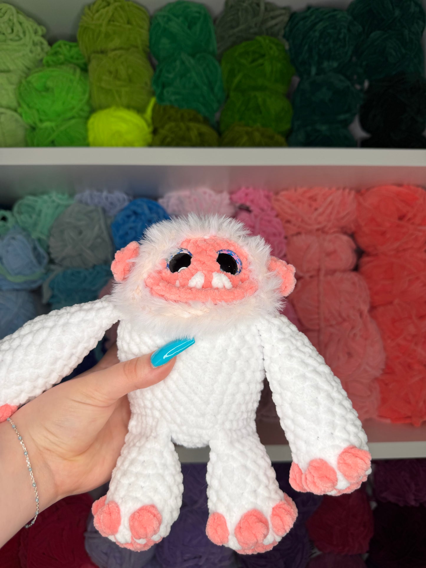 Crochet Yeti (Pink)