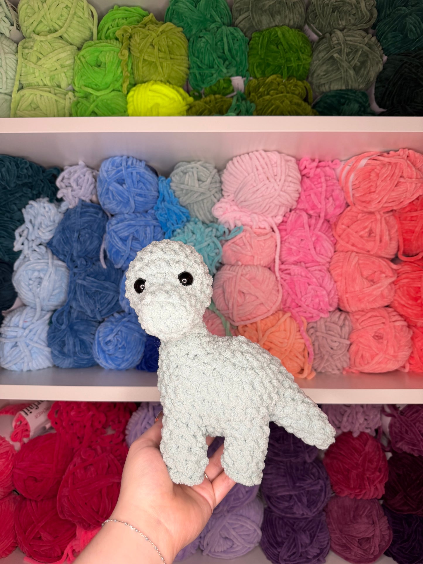 Crochet Mini Brontosaurus