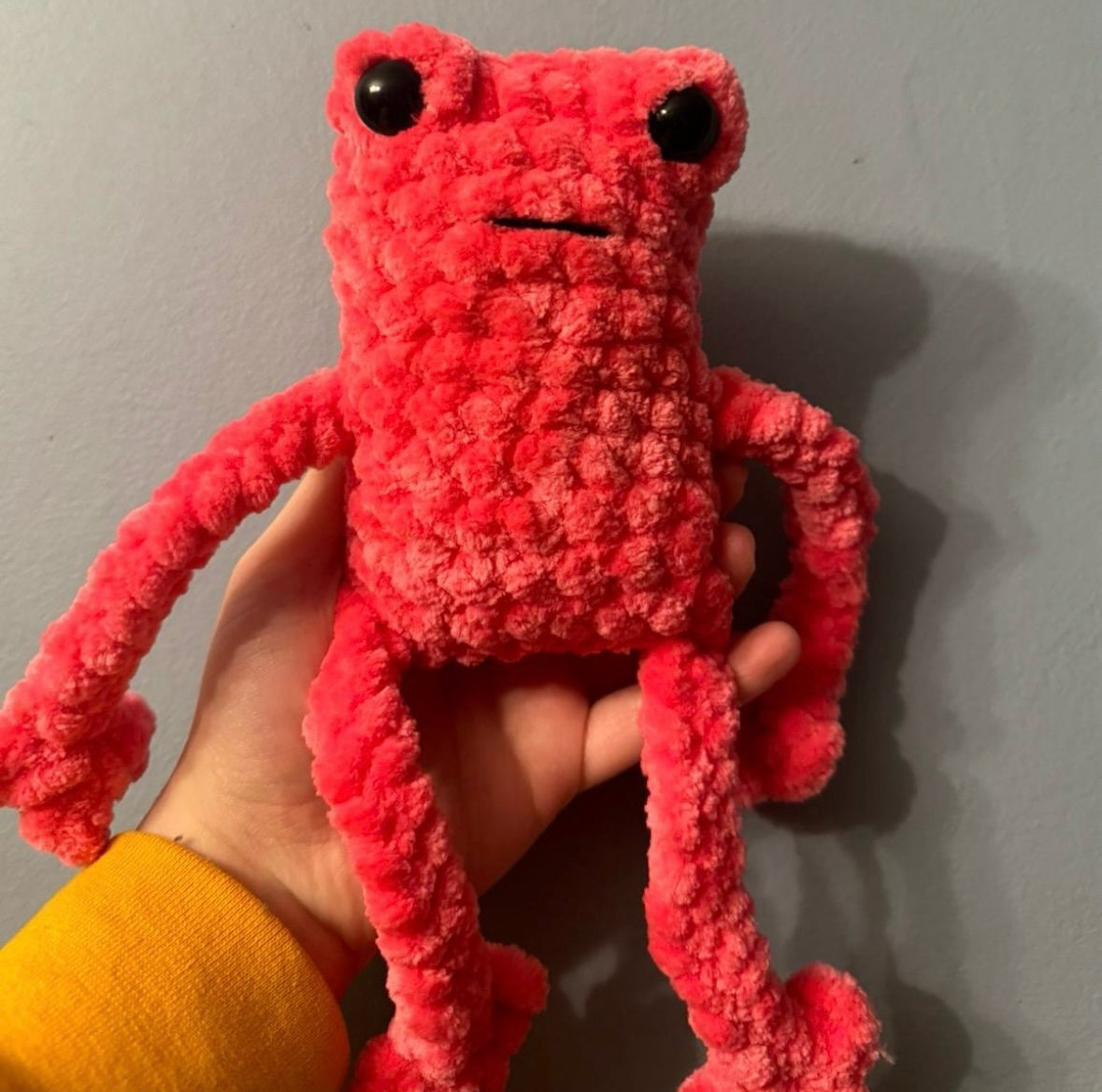 Crochet Jumbo Leggy Frog