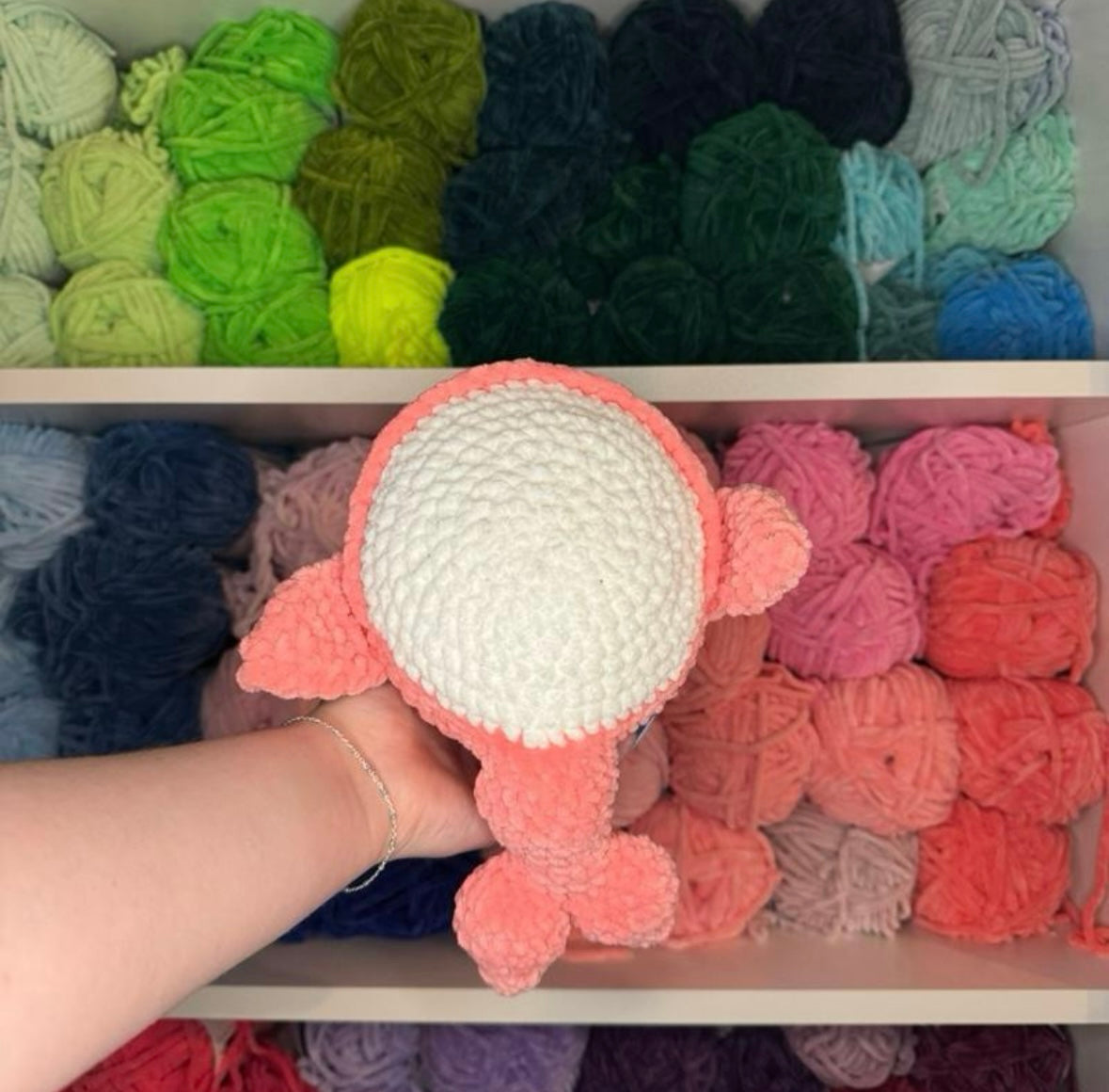 Crochet Pink Whale