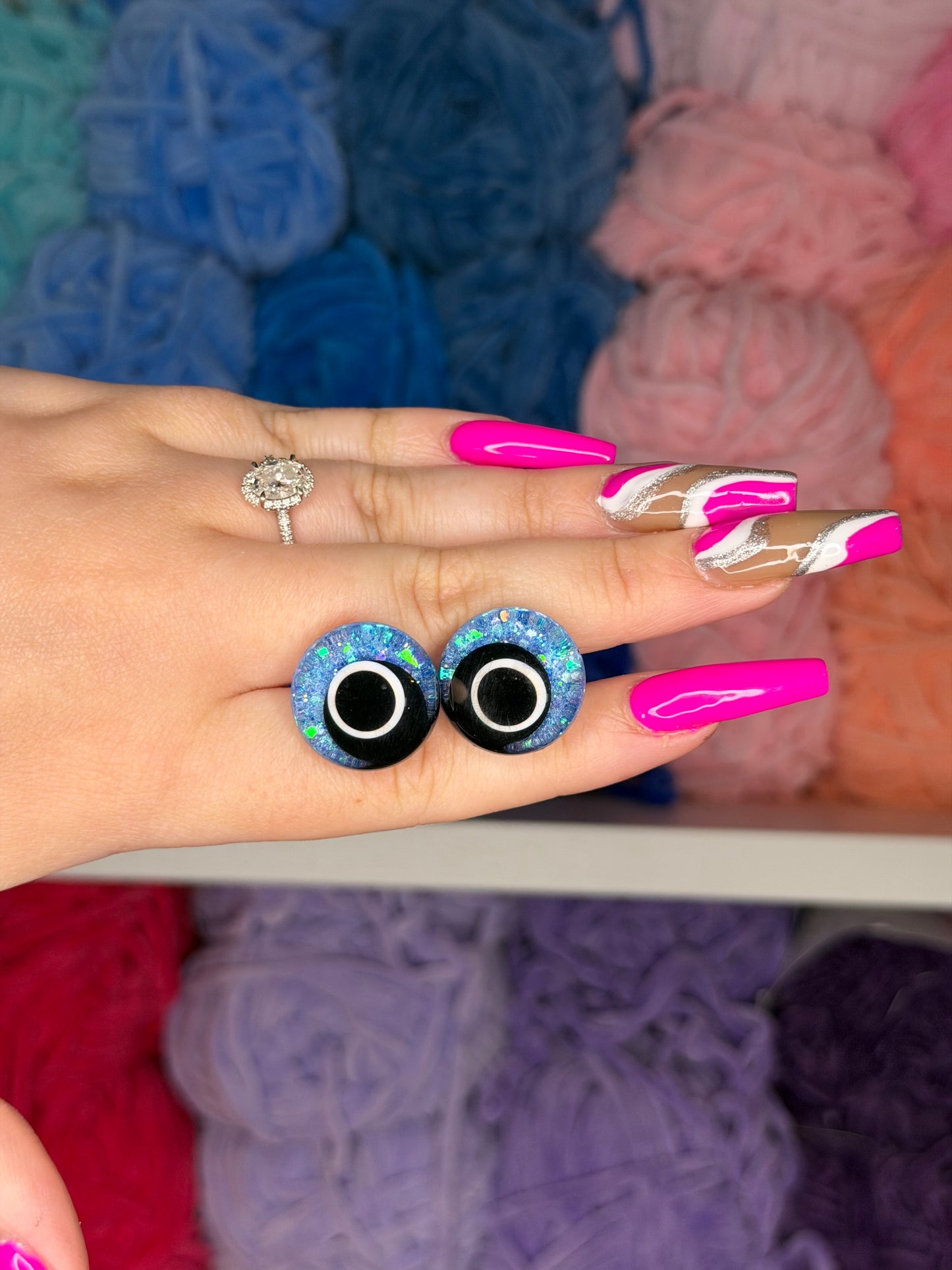 20mm Glitter Safety Eyes
