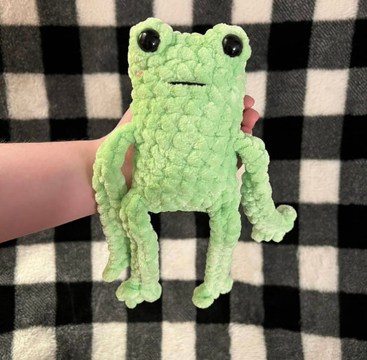 Crochet Jumbo Leggy Frog