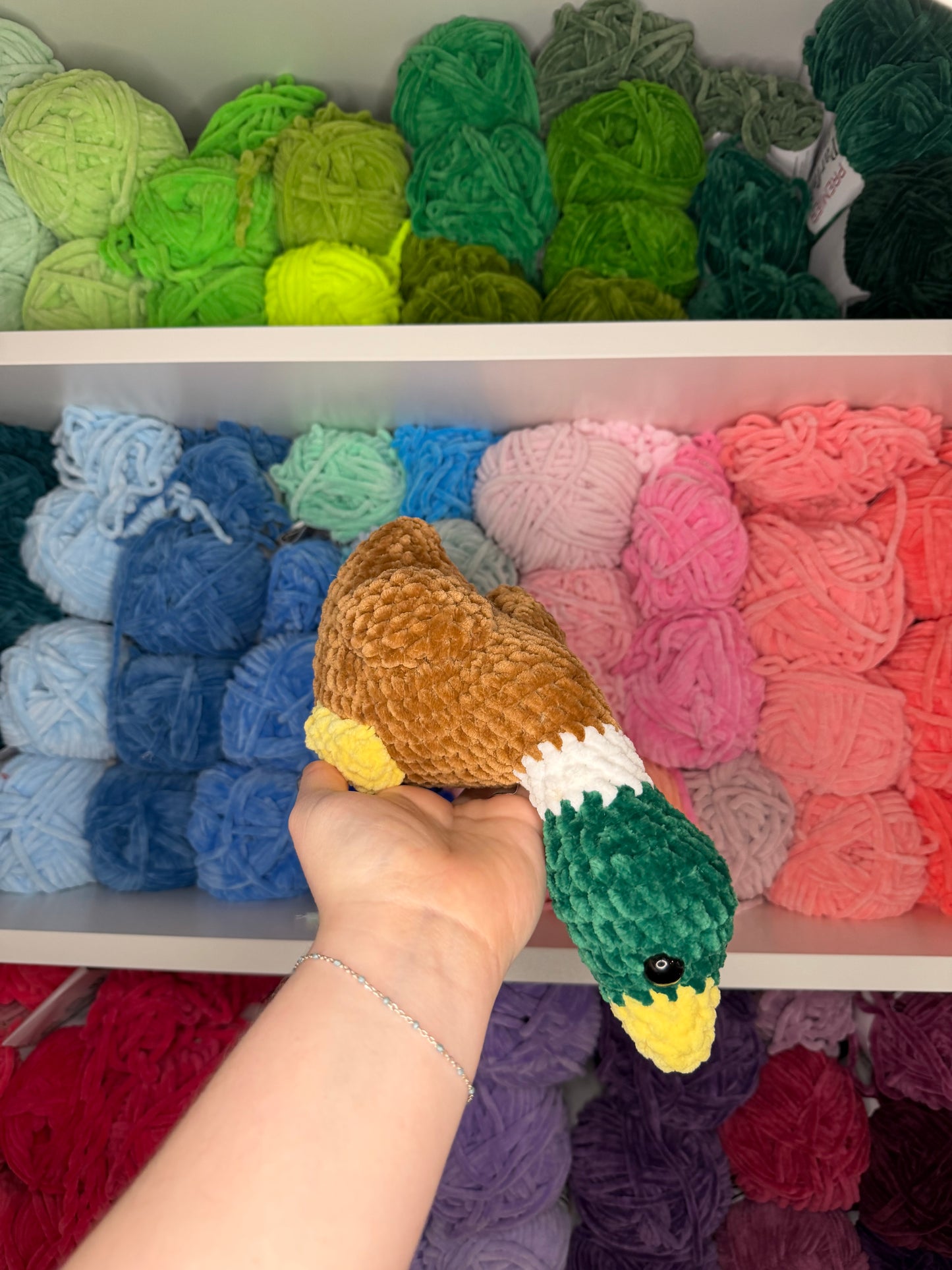 Crochet Shelf Birds