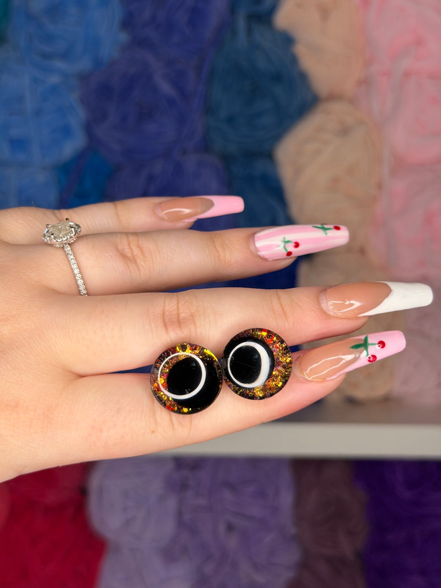 18mm Glitter Safety Eyes