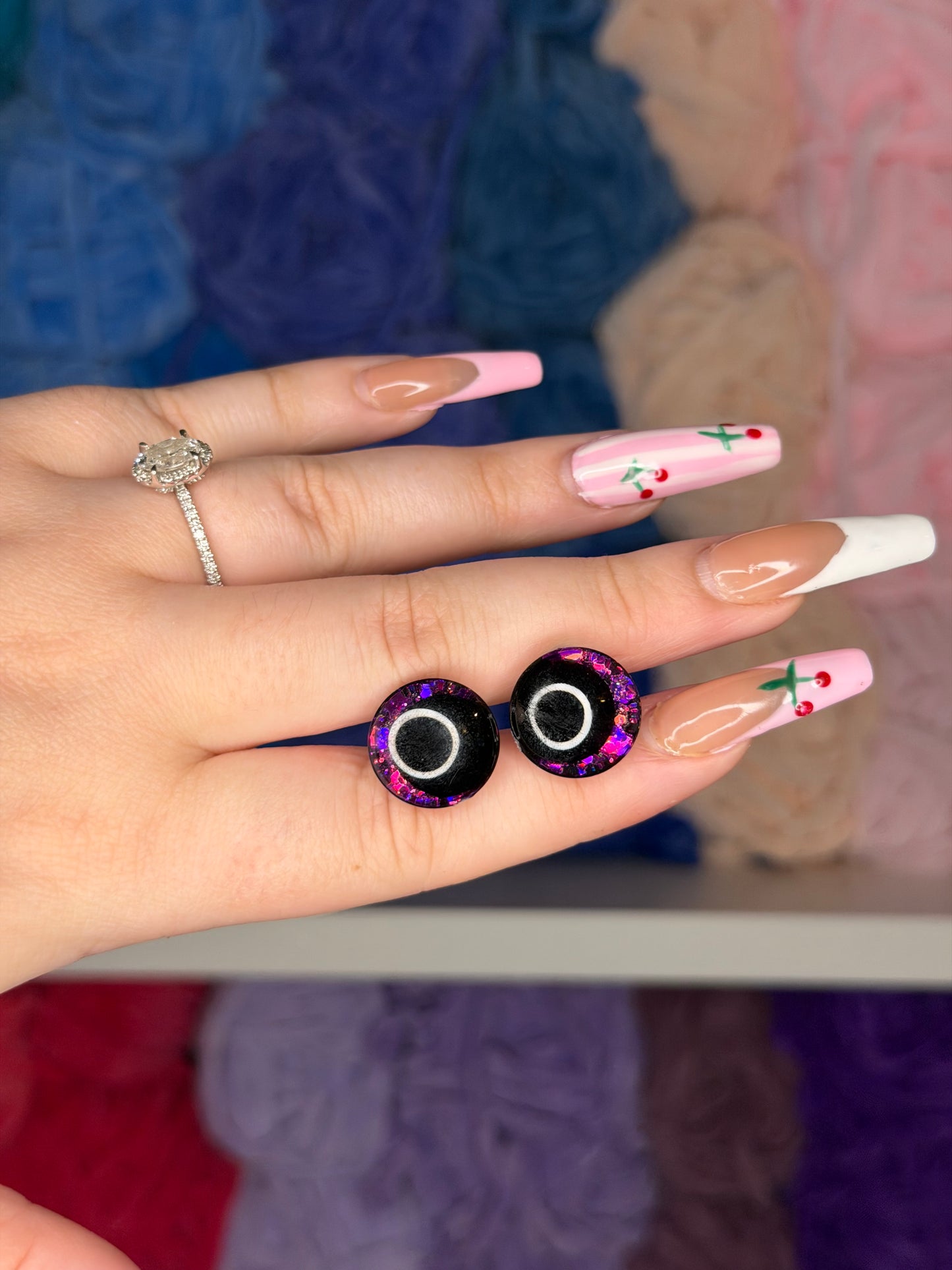 16mm Glitter Safety Eyes