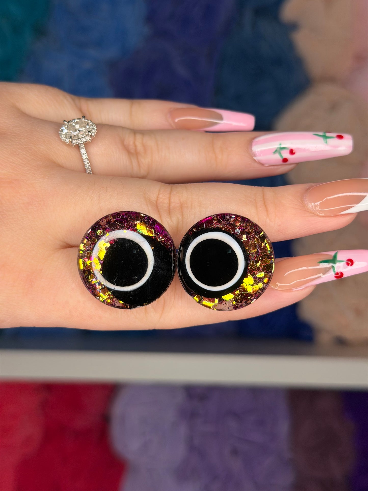 20mm Glitter Safety Eyes