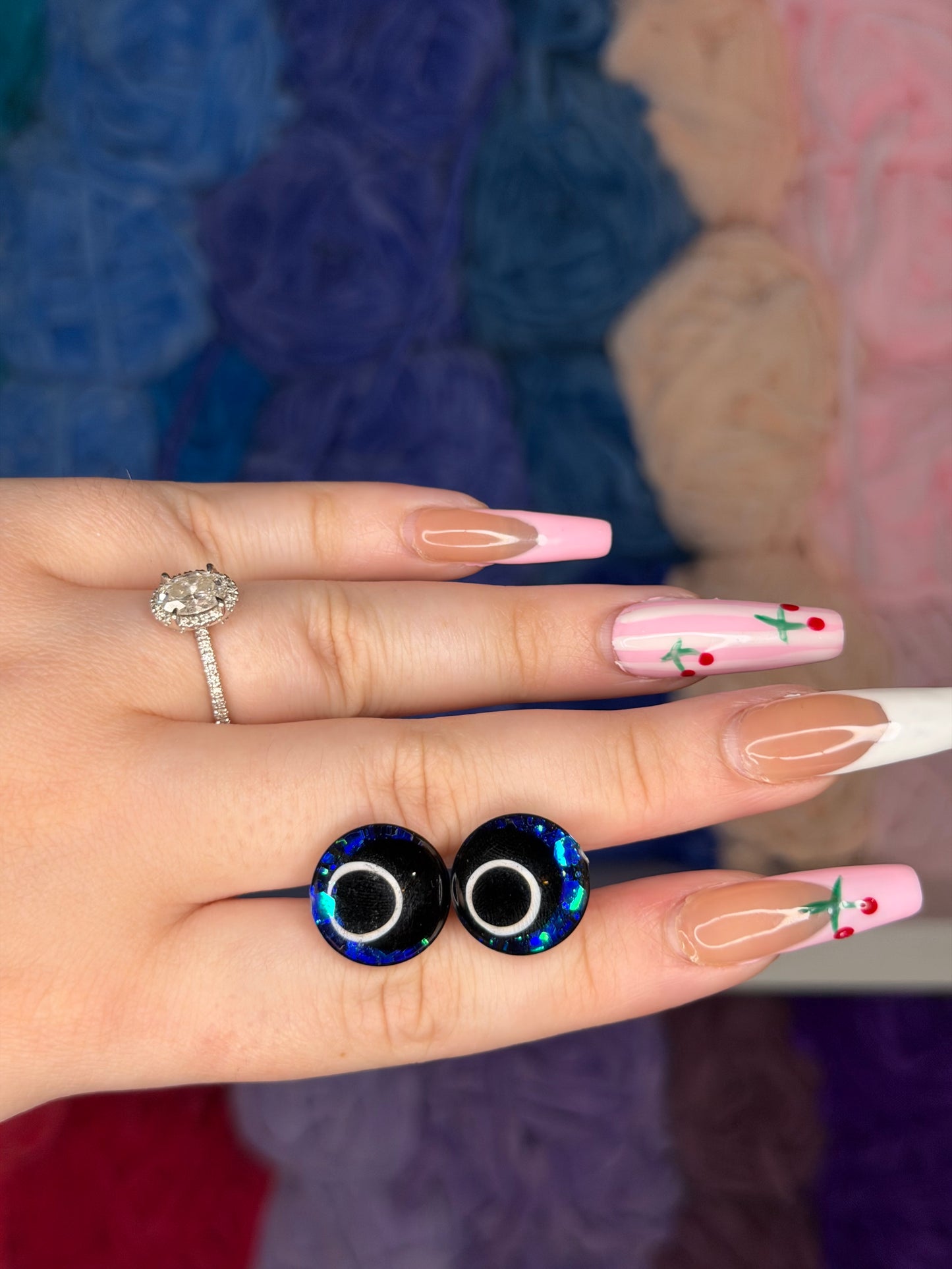 16mm Glitter Safety Eyes