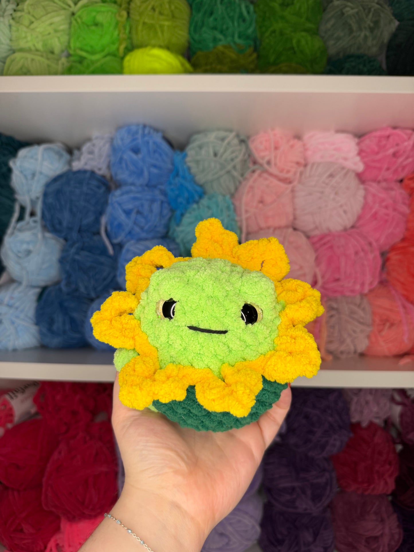Crochet Flower Bunnies + Frogs