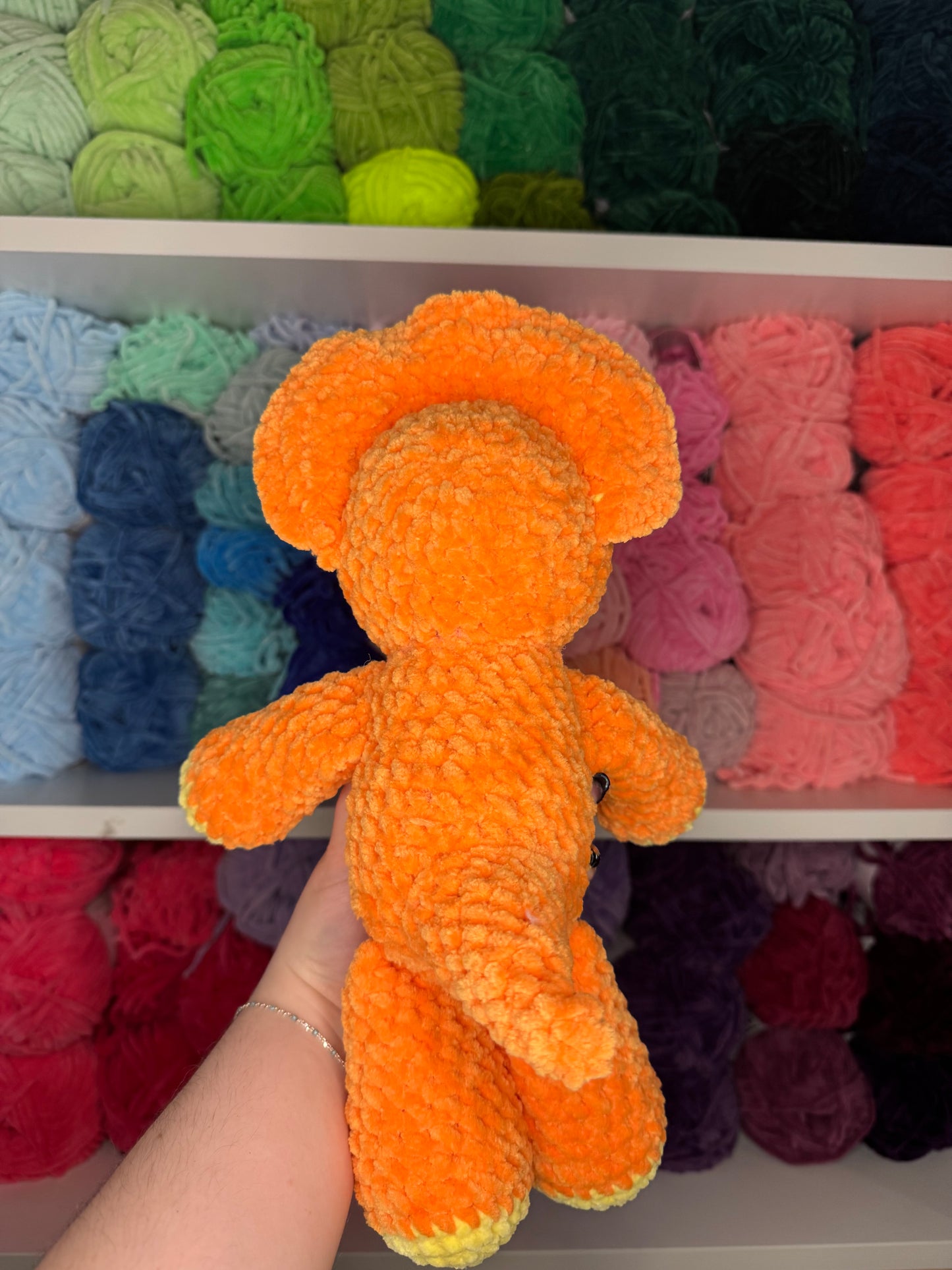 Crochet Candy Corn Triceratops