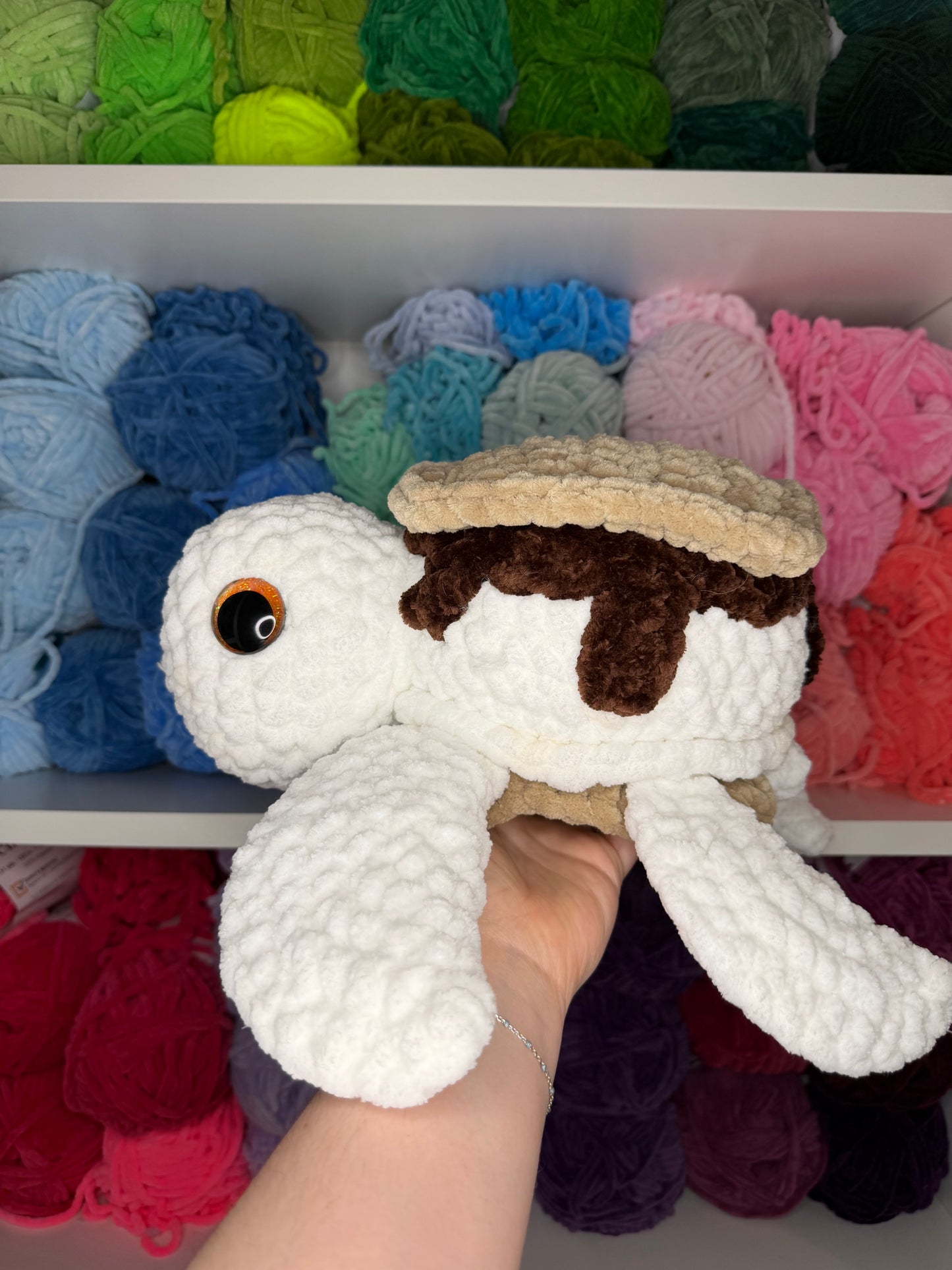 Crochet Jumbo S’mores Turtle