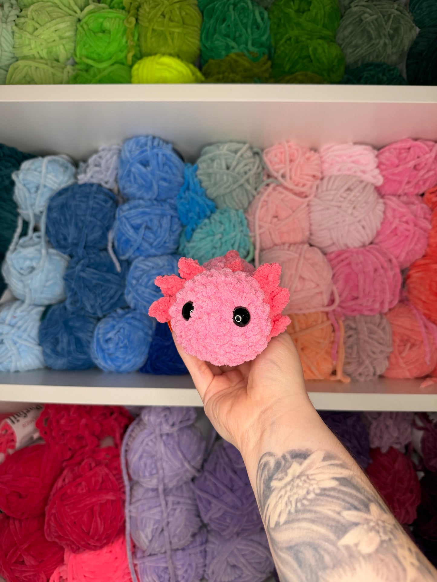 Crochet Mini Axolotl