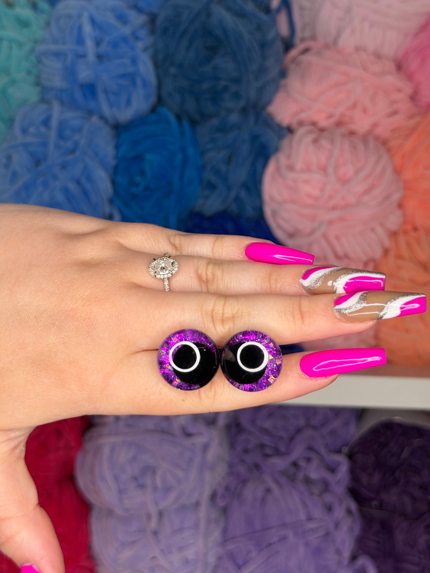20mm Glitter Safety Eyes