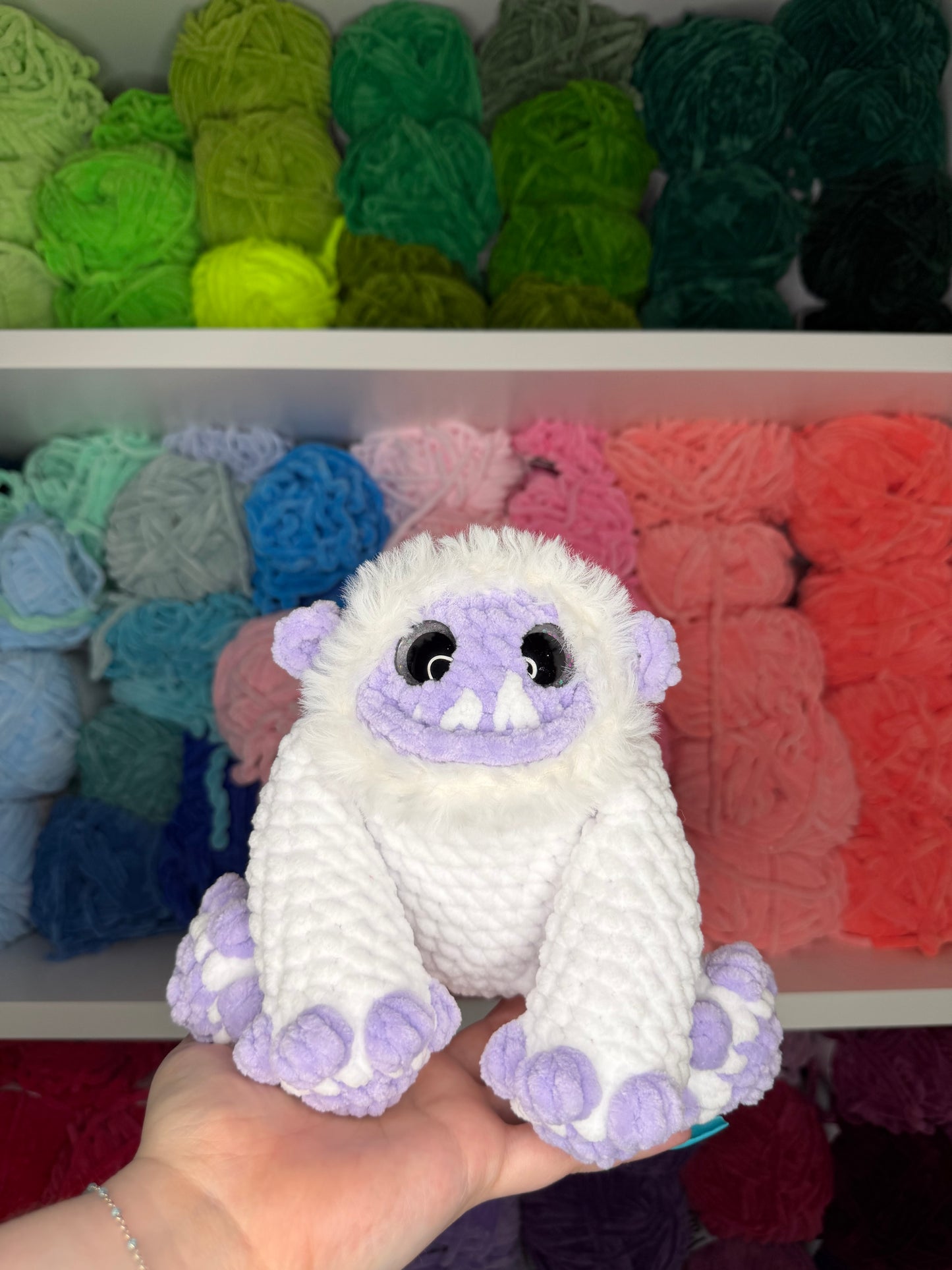 Crochet Yeti (Purple)