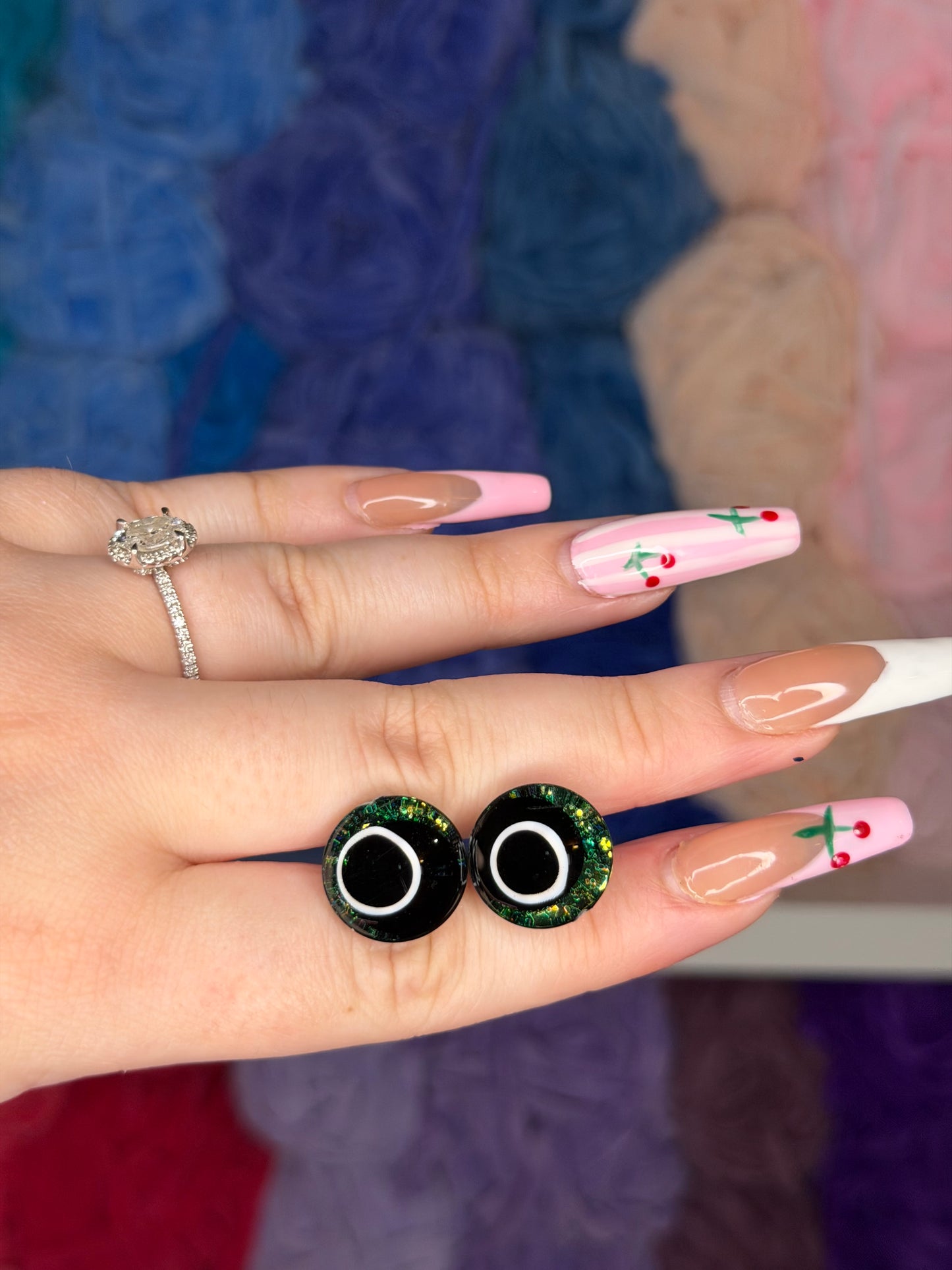 16mm Glitter Safety Eyes