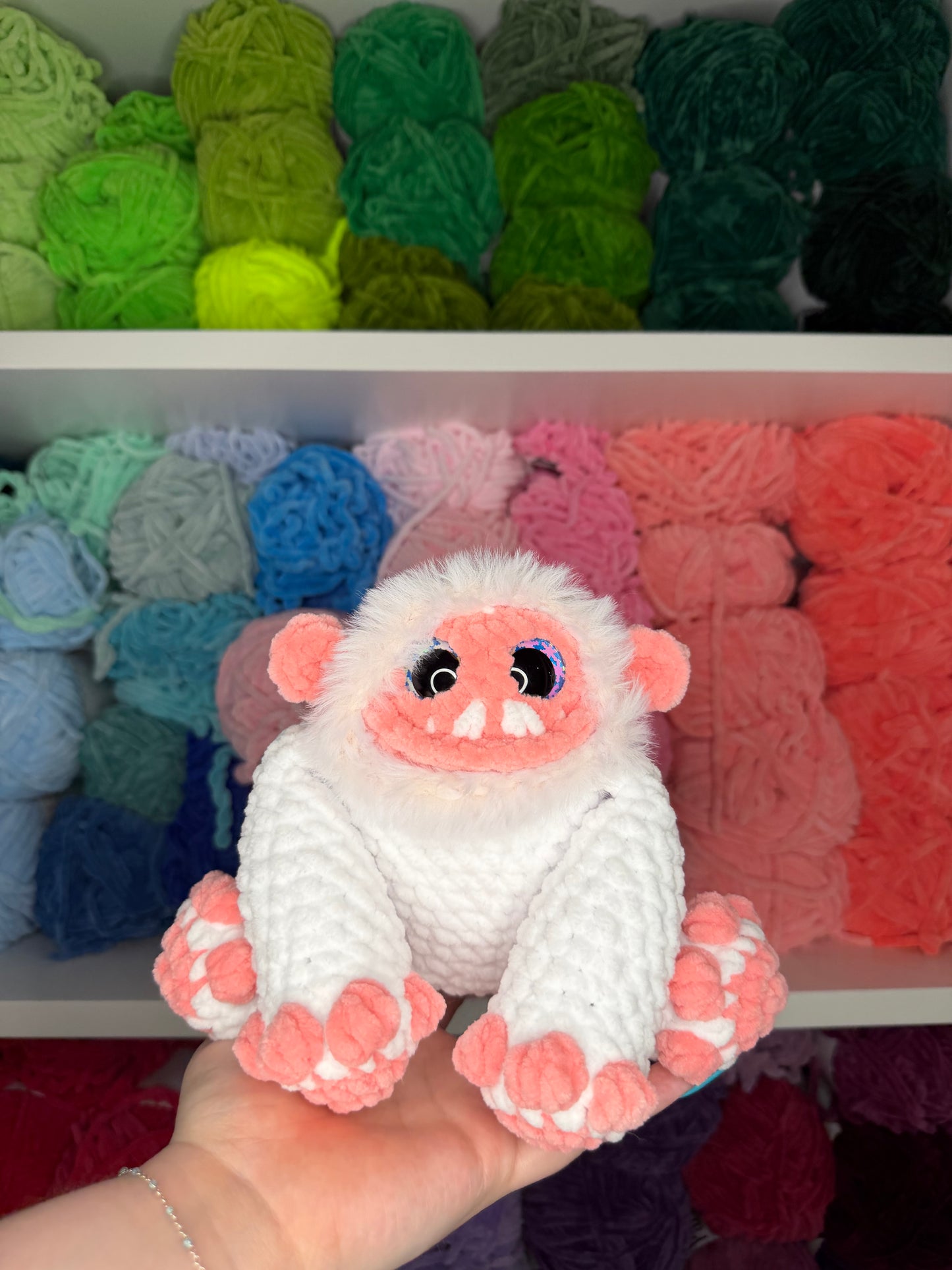 Crochet Yeti (Pink)