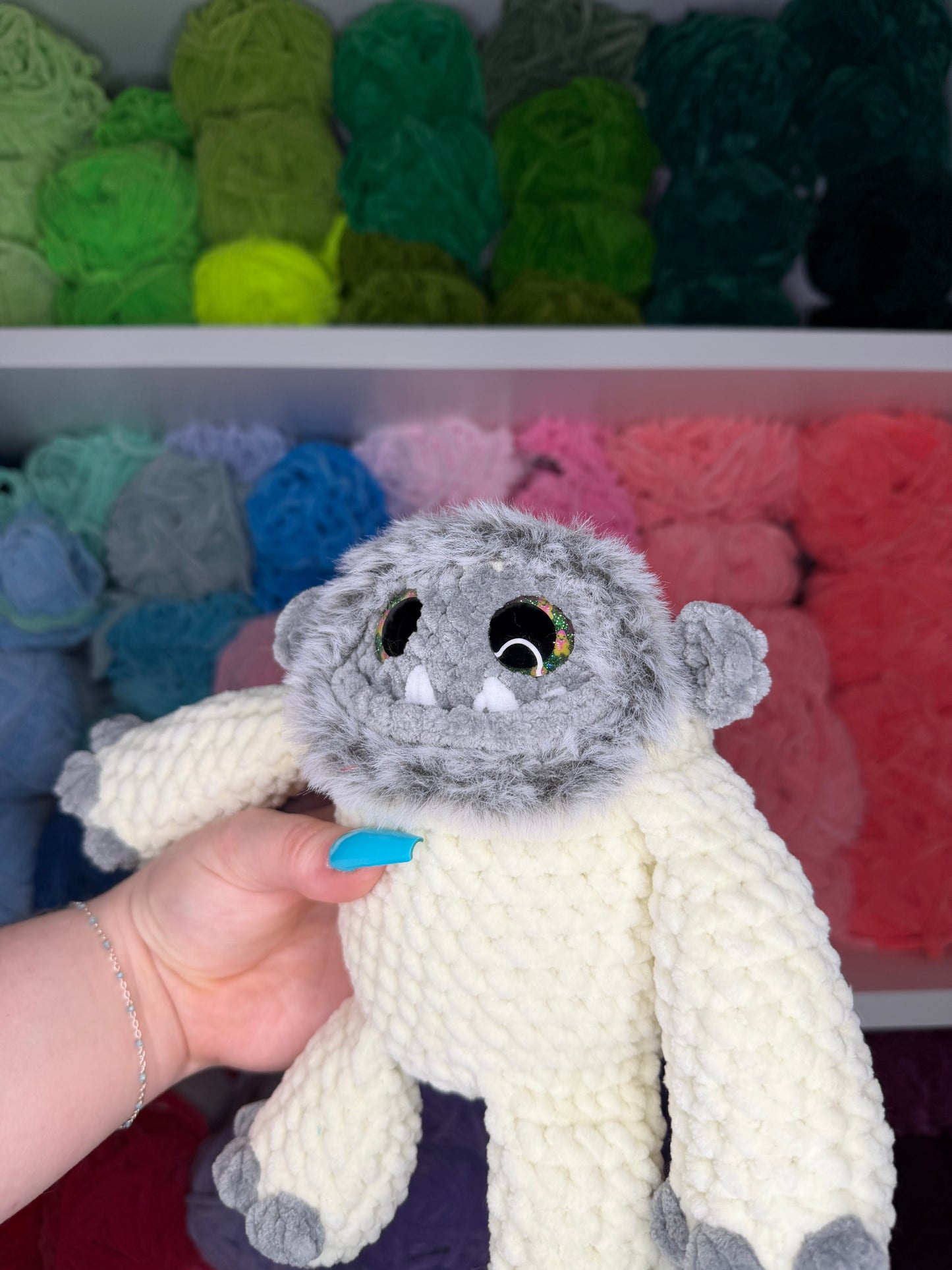 Crochet Yeti (Grey)