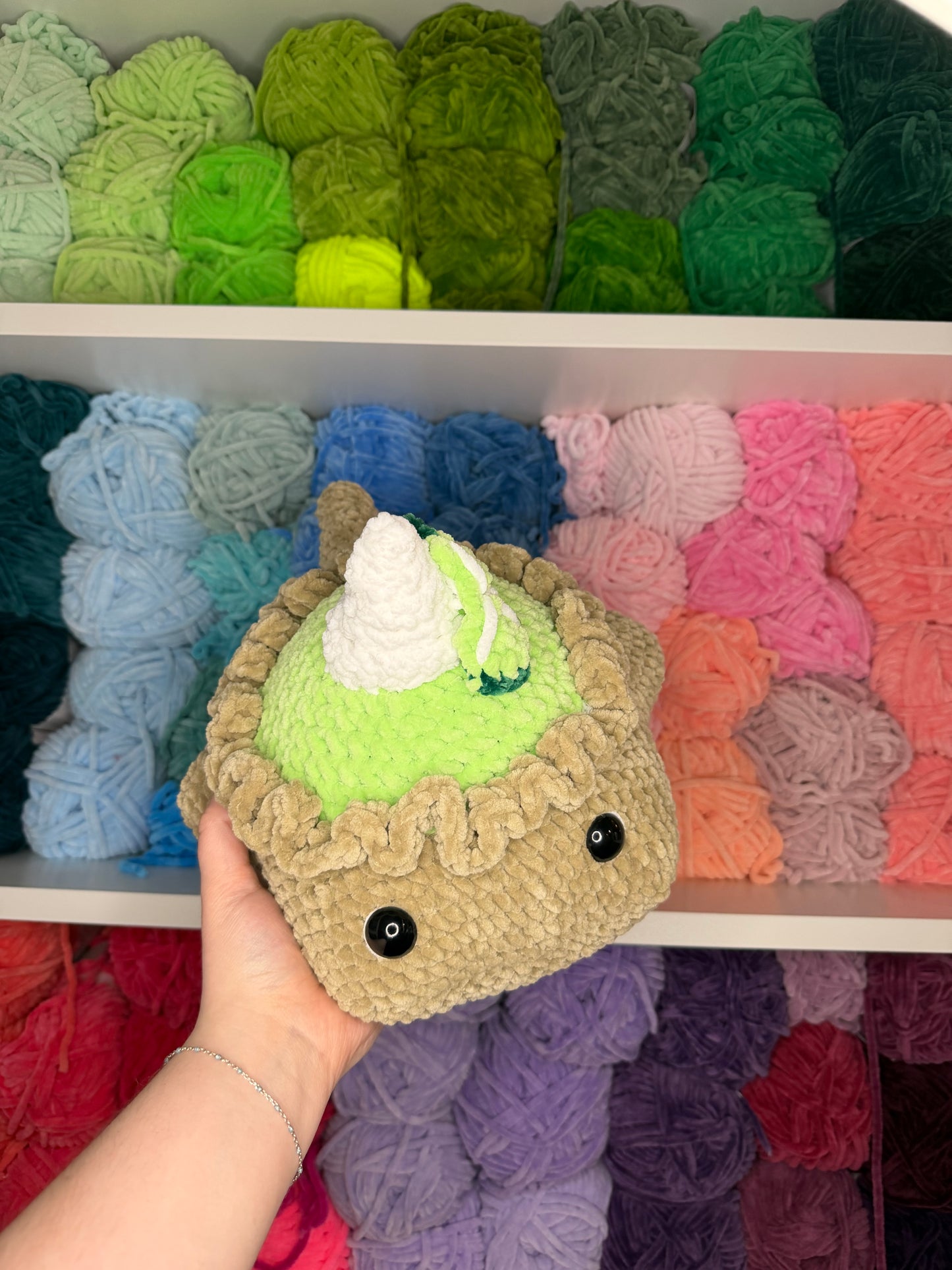 Crochet Key Lime Pie Stingray