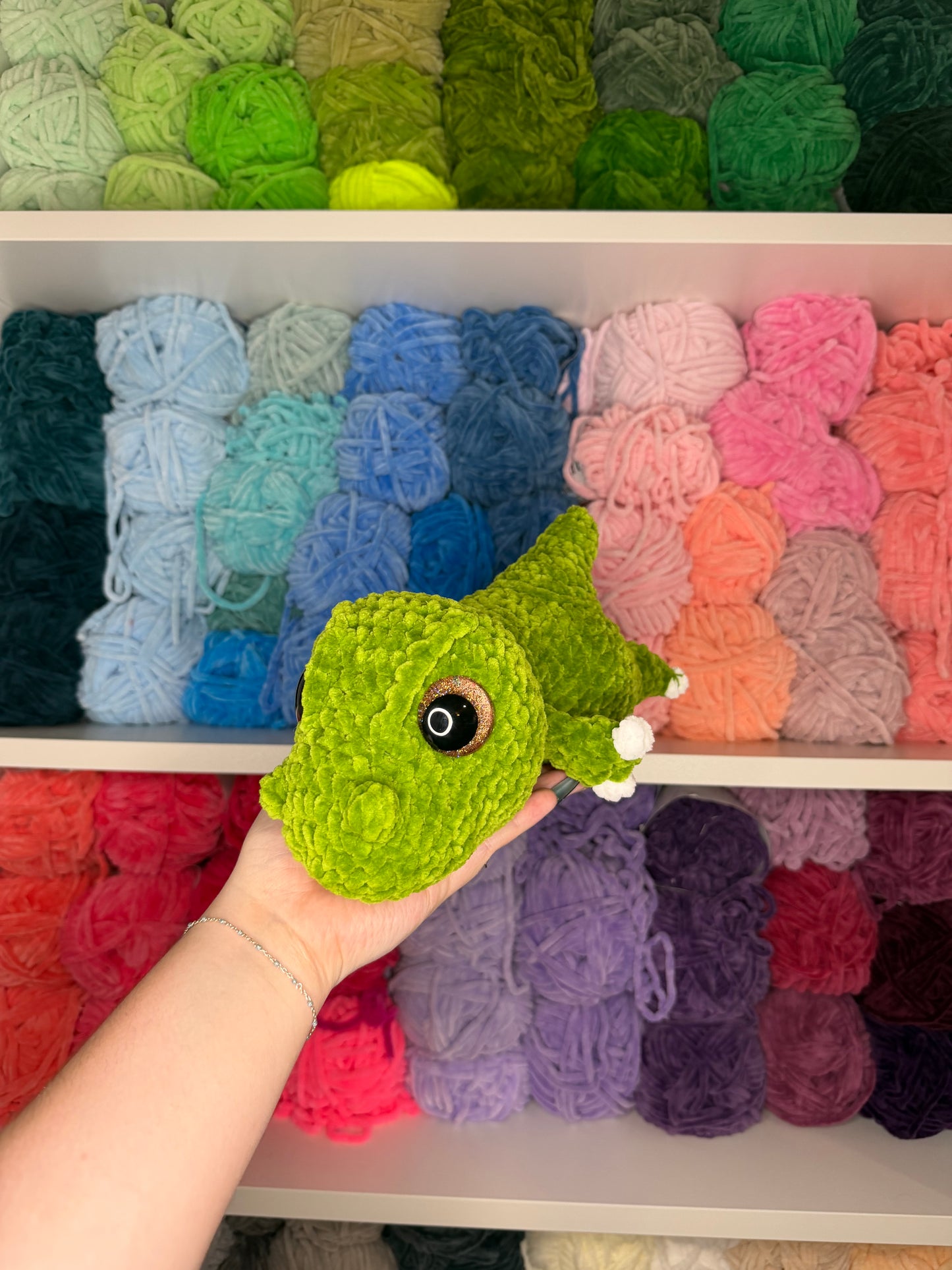 Crochet Laying T-Rex