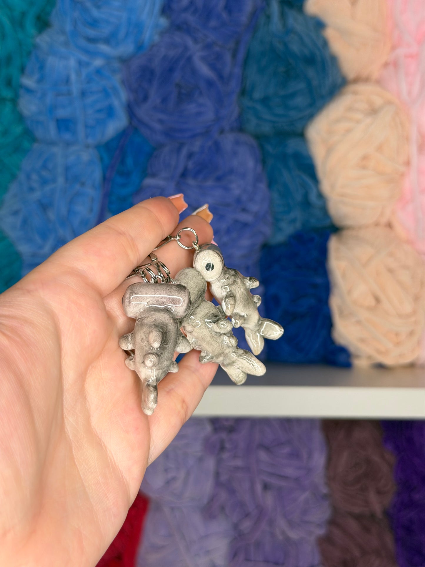 Hammerhead Shark Stitch Marker, Keychain or Phone Charm