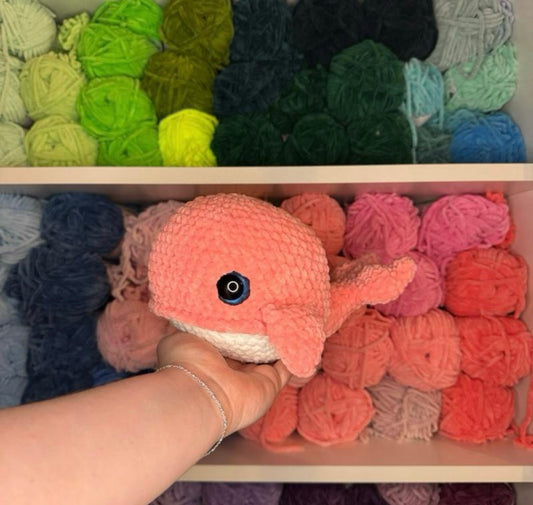 Crochet Pink Whale