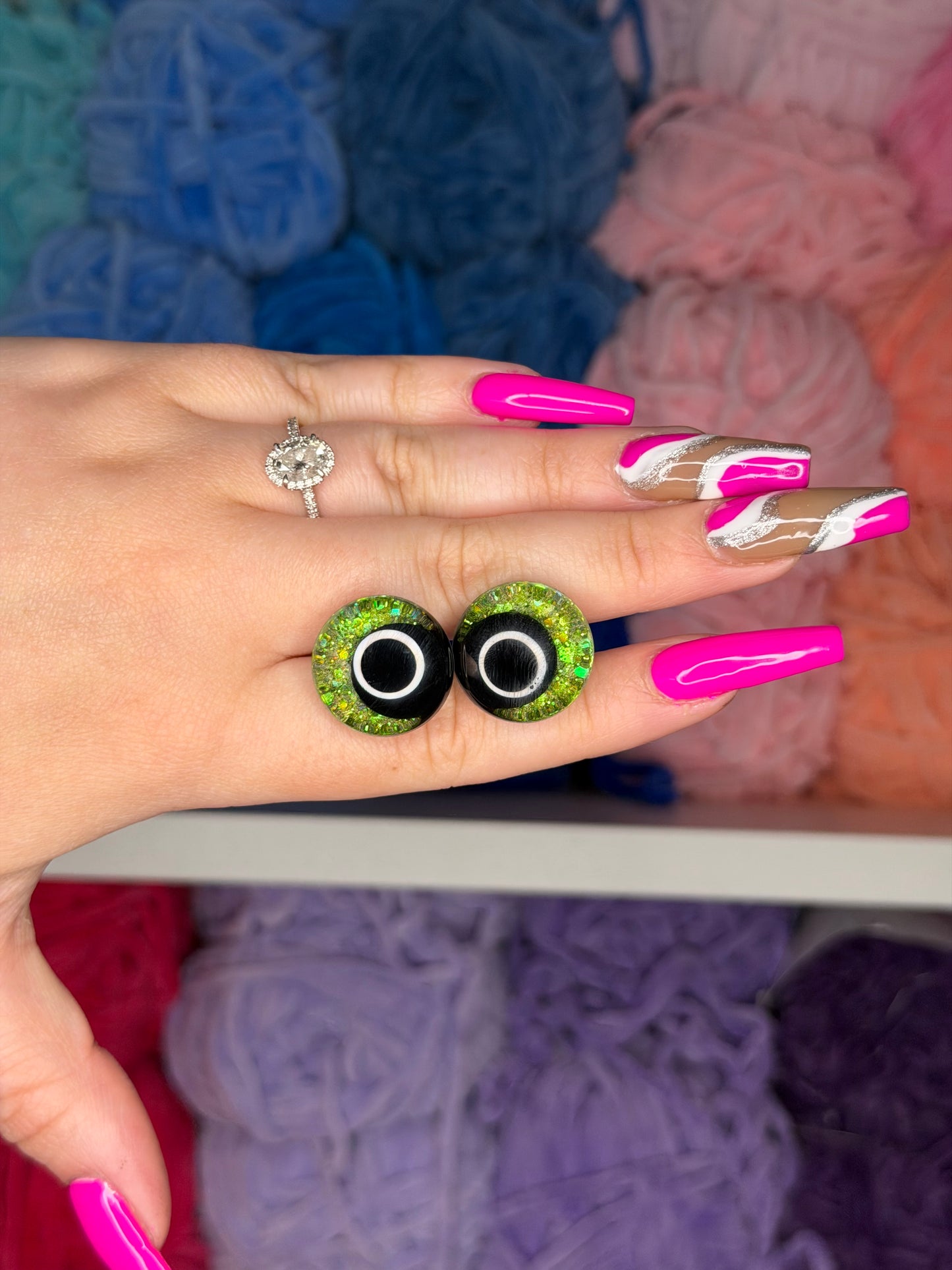 20mm Glitter Safety Eyes
