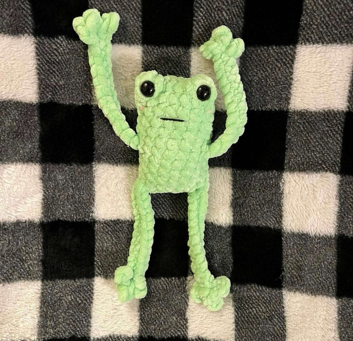 Crochet Jumbo Leggy Frog