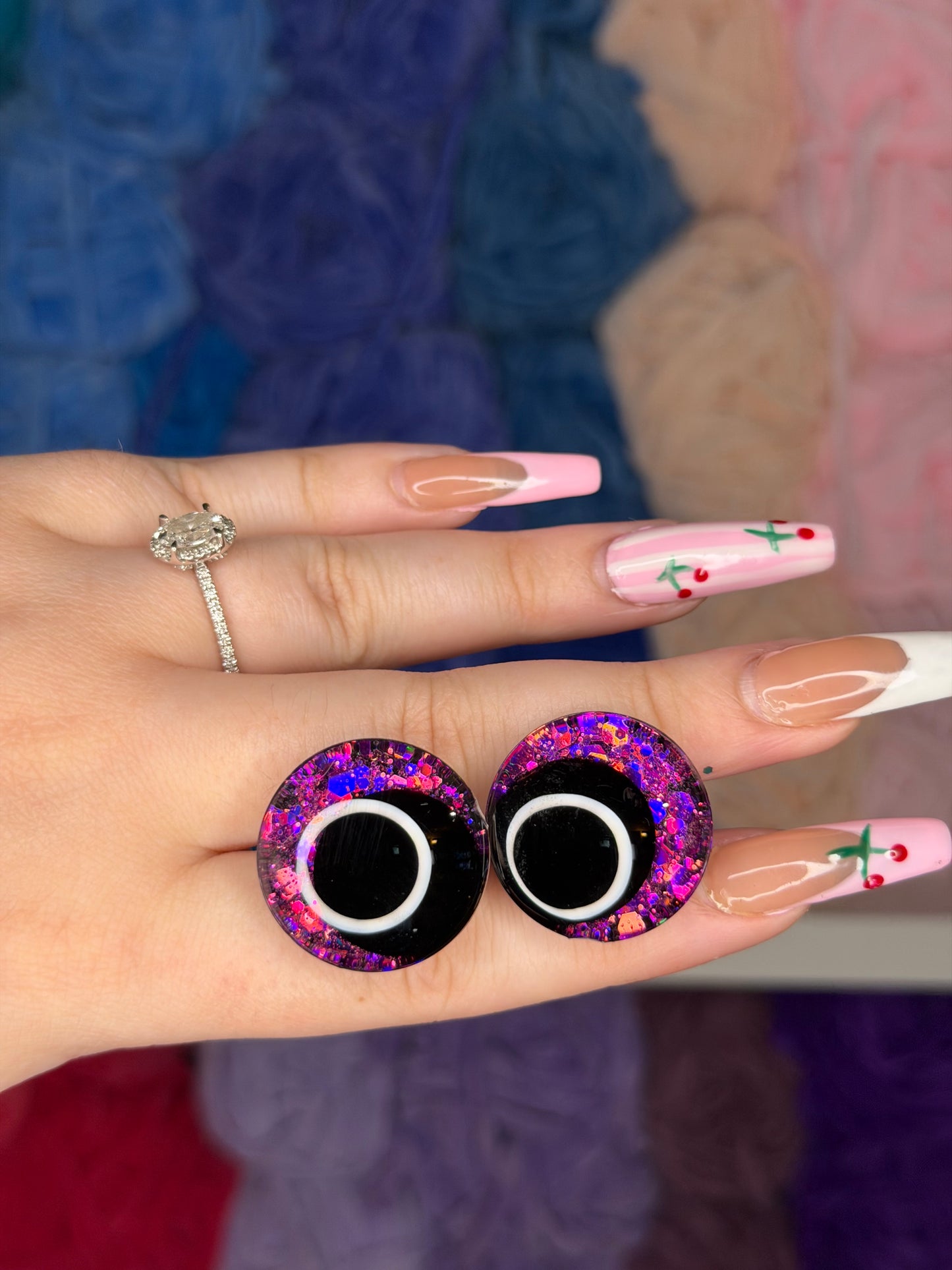 25mm Glitter Safety Eyes