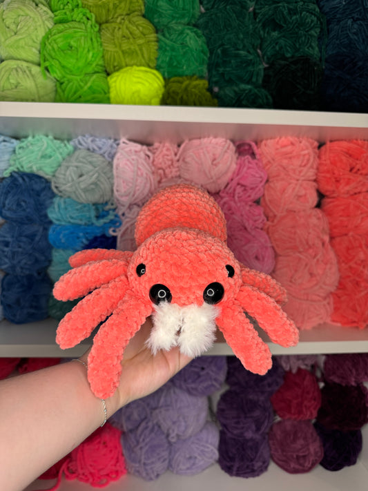 Crochet Pink Spider