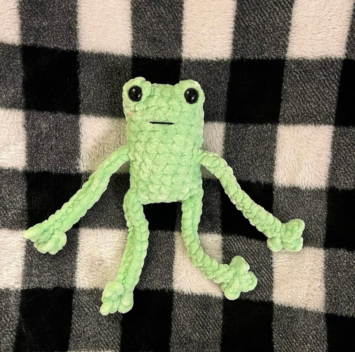 Crochet Jumbo Leggy Frog