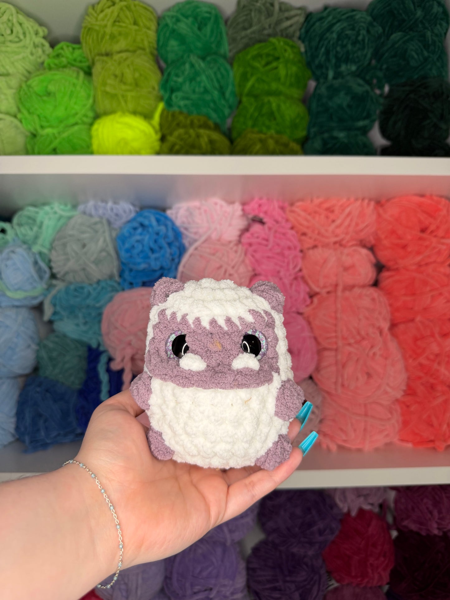 Crochet Mini Yeti (Purple)